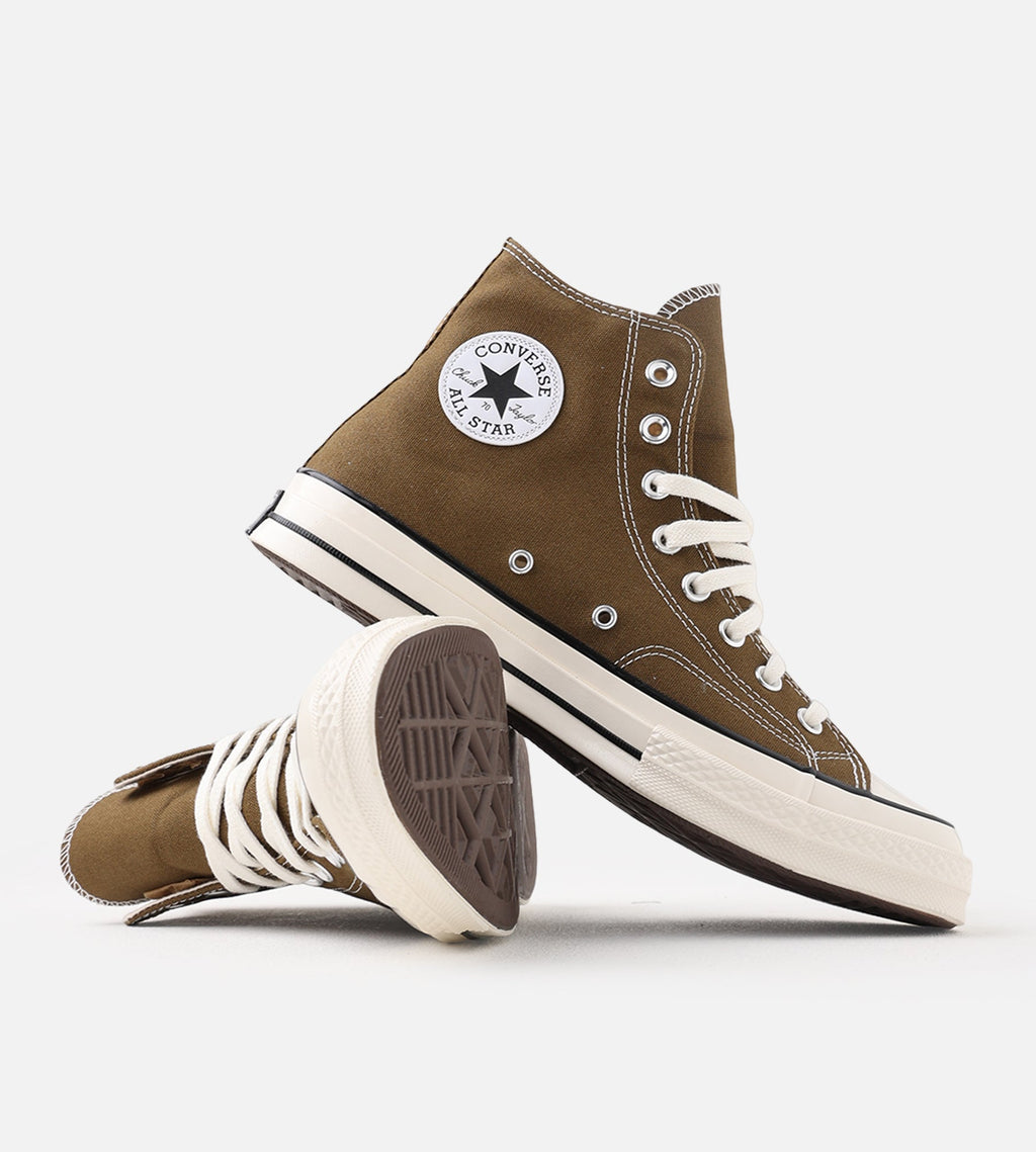 Converse Chuck 70 High Canvas Bog Down Egret Black