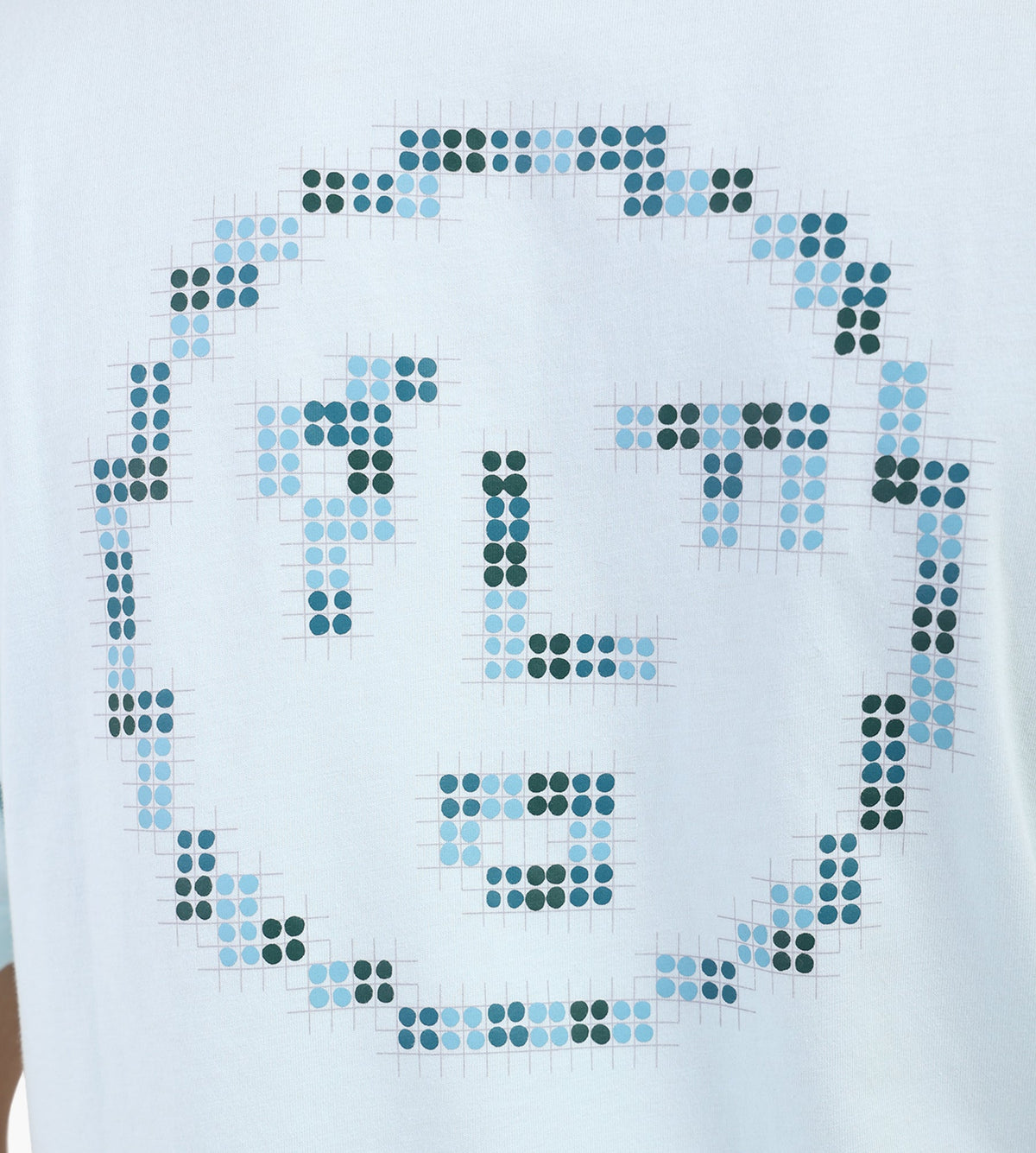 OLAF Dotted Face Tee Salt Air