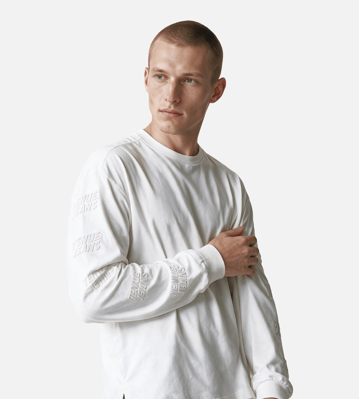 Tenue Brad Longsleeve Vintage White Print