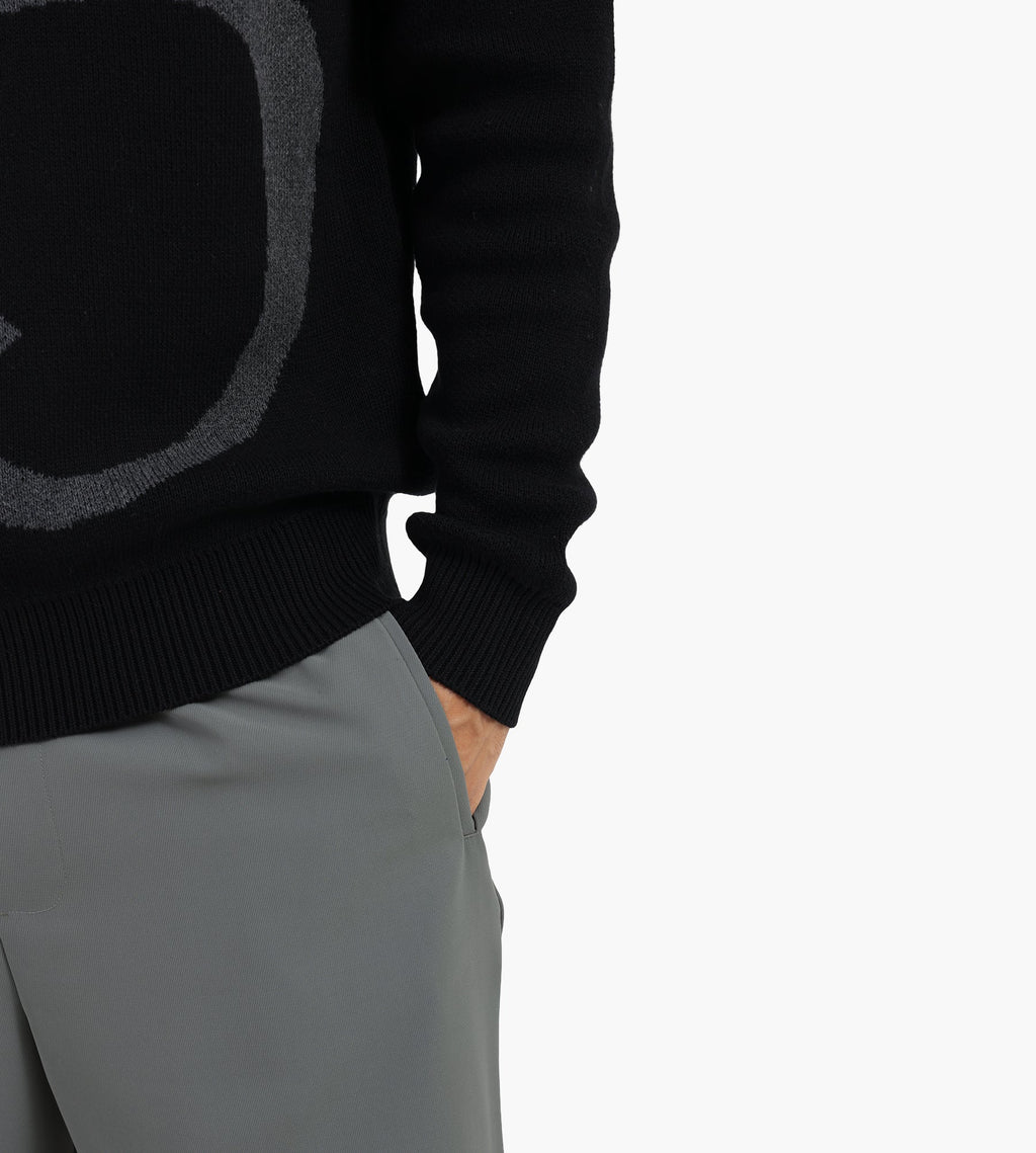 Baskèts B Knit Crewneck Black
