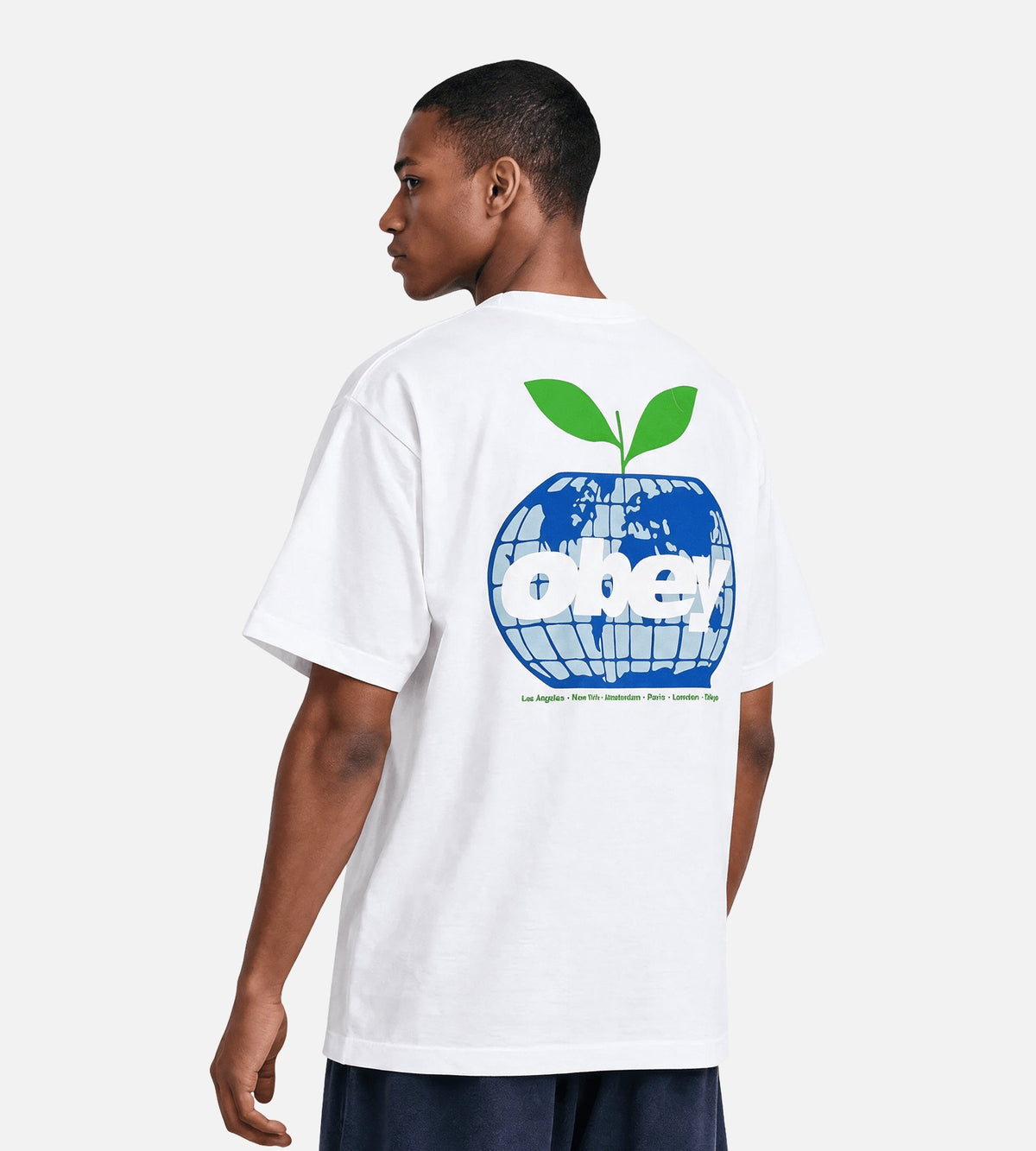 Obey Intercontinental Tee White