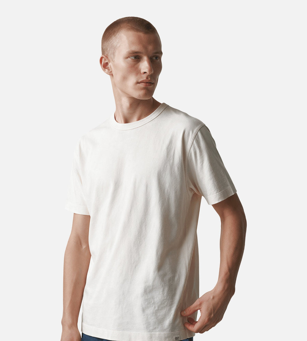 Norse Projects Elmelunde Soft Compact Cotton T-shirt White