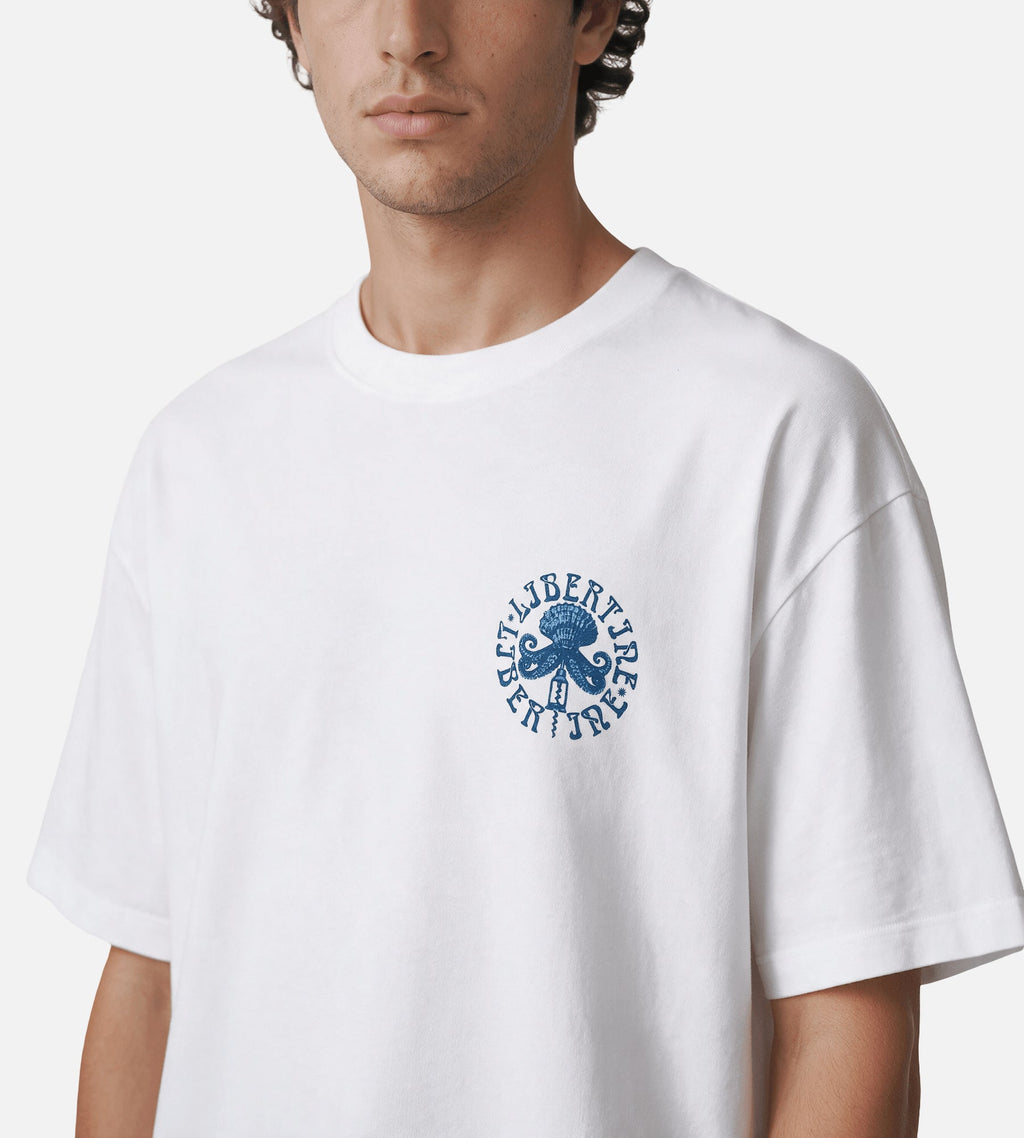 Libertine-Libertine Broke New Lobster Club 3515 Tee White