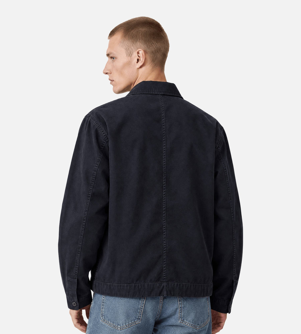 Norse Projects Arresskov Broken Twill Overshirt Dark Navy