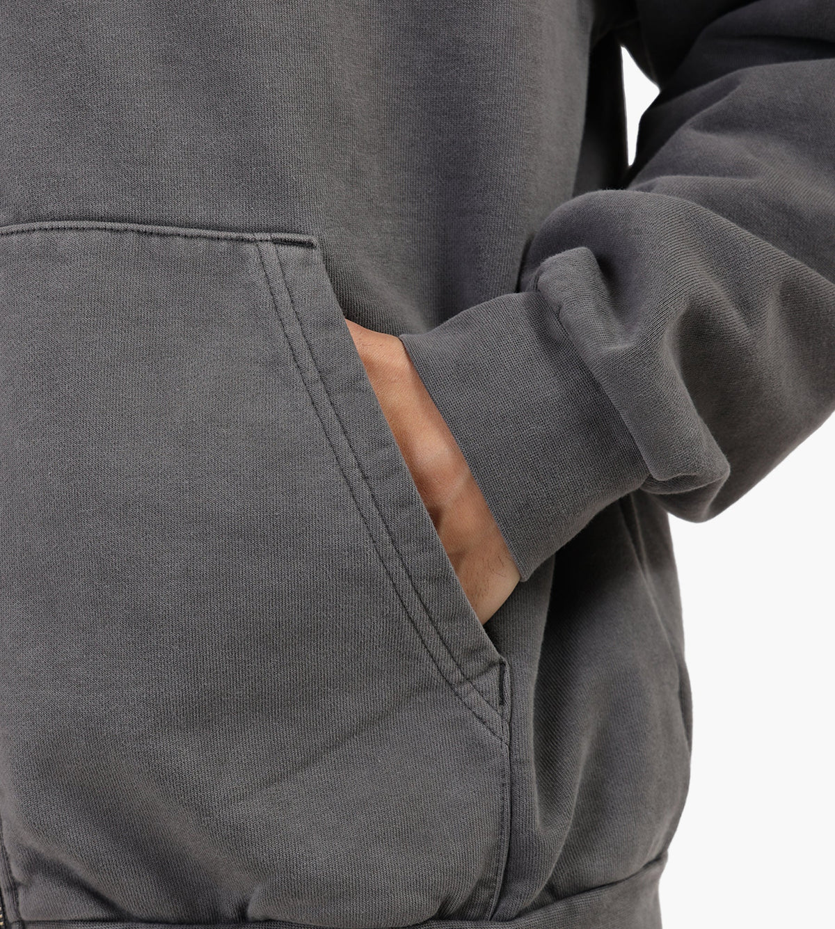 Obey Lowercase Pigment Zip Hoodie Pigment Digital Black
