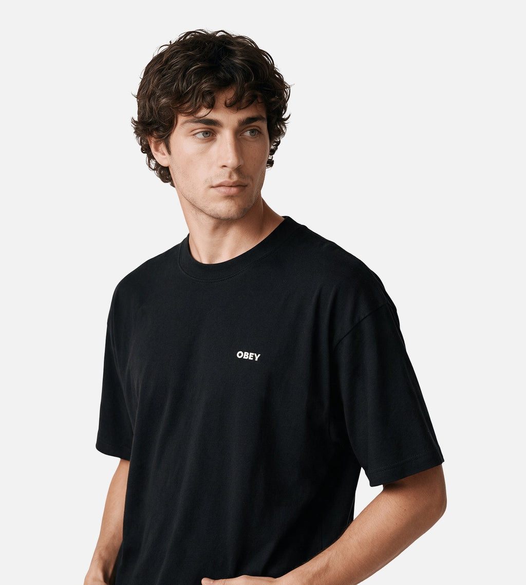 Obey Quarter Eye Icon Tee Black