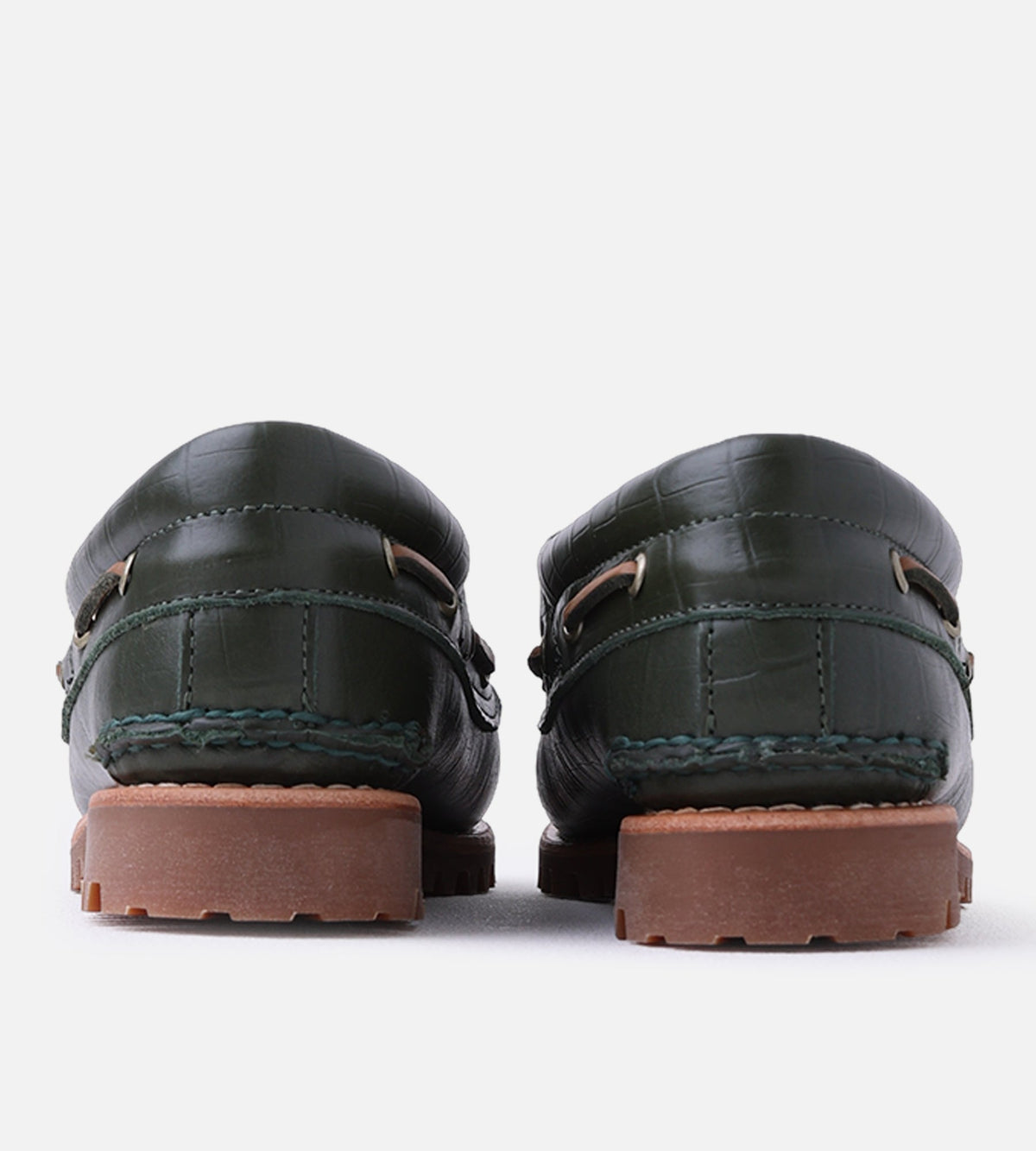 Timberland Auth Boat Shoe W Dark Green Full Grain Dark Green