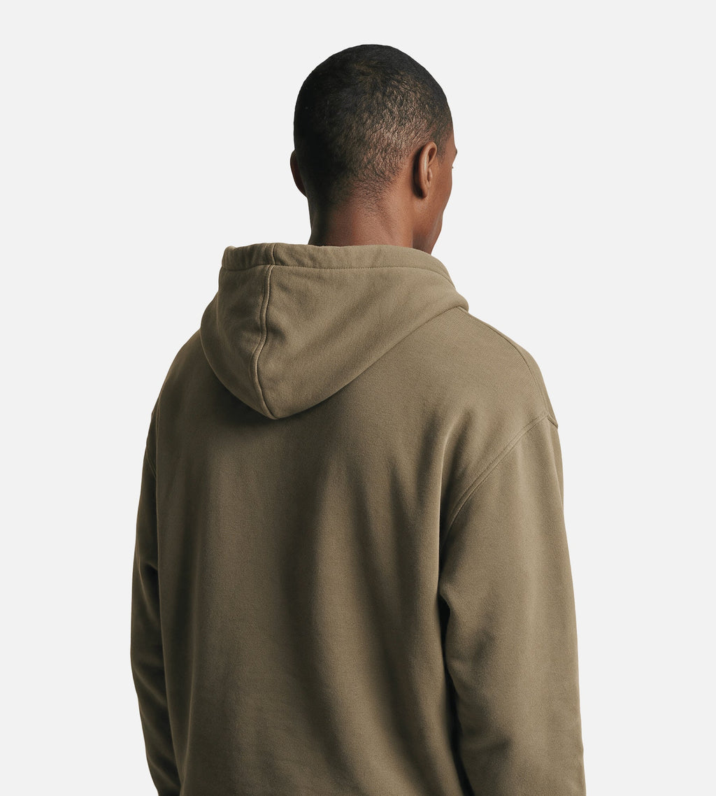 Daily Paper Self Fabric Oversized Orbit Hoodie Stone Gray