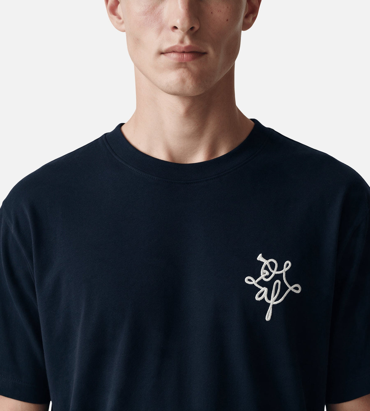 OLAF Lasso Monogram Tee Black