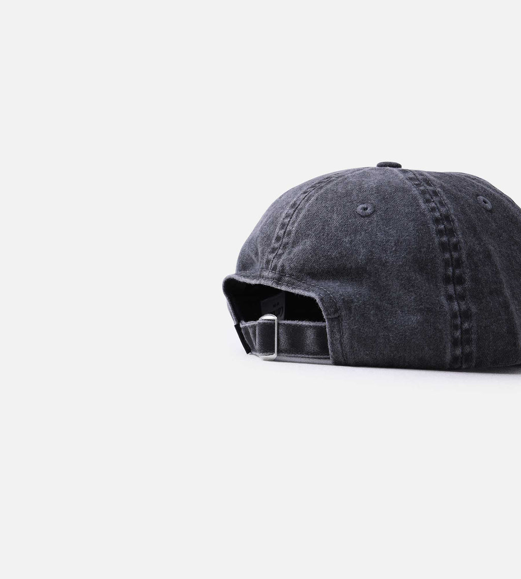 Corridor Washed Script Cap Black