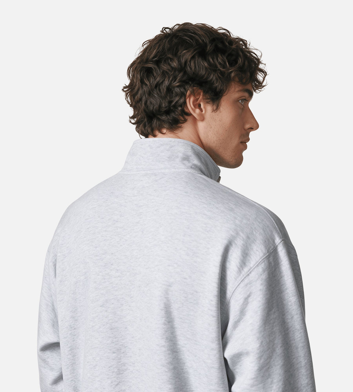 Obey Established Works Bold Mockneck Ash Grey