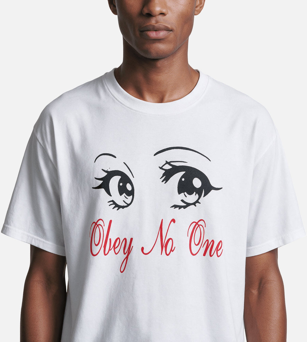 Obey No One Eyes Tee White