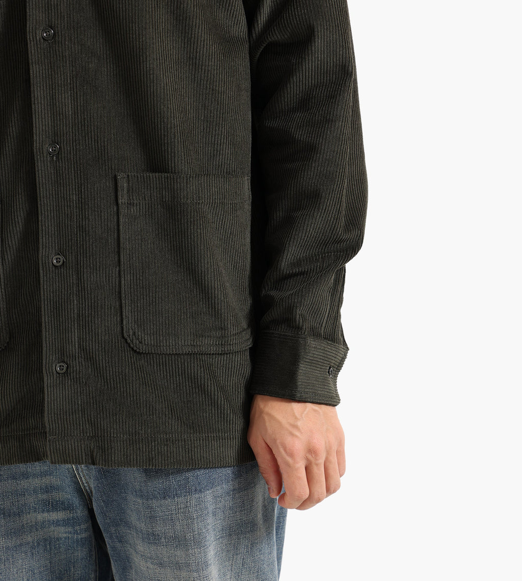 Baskèts Corduroy Shirt Moss Green