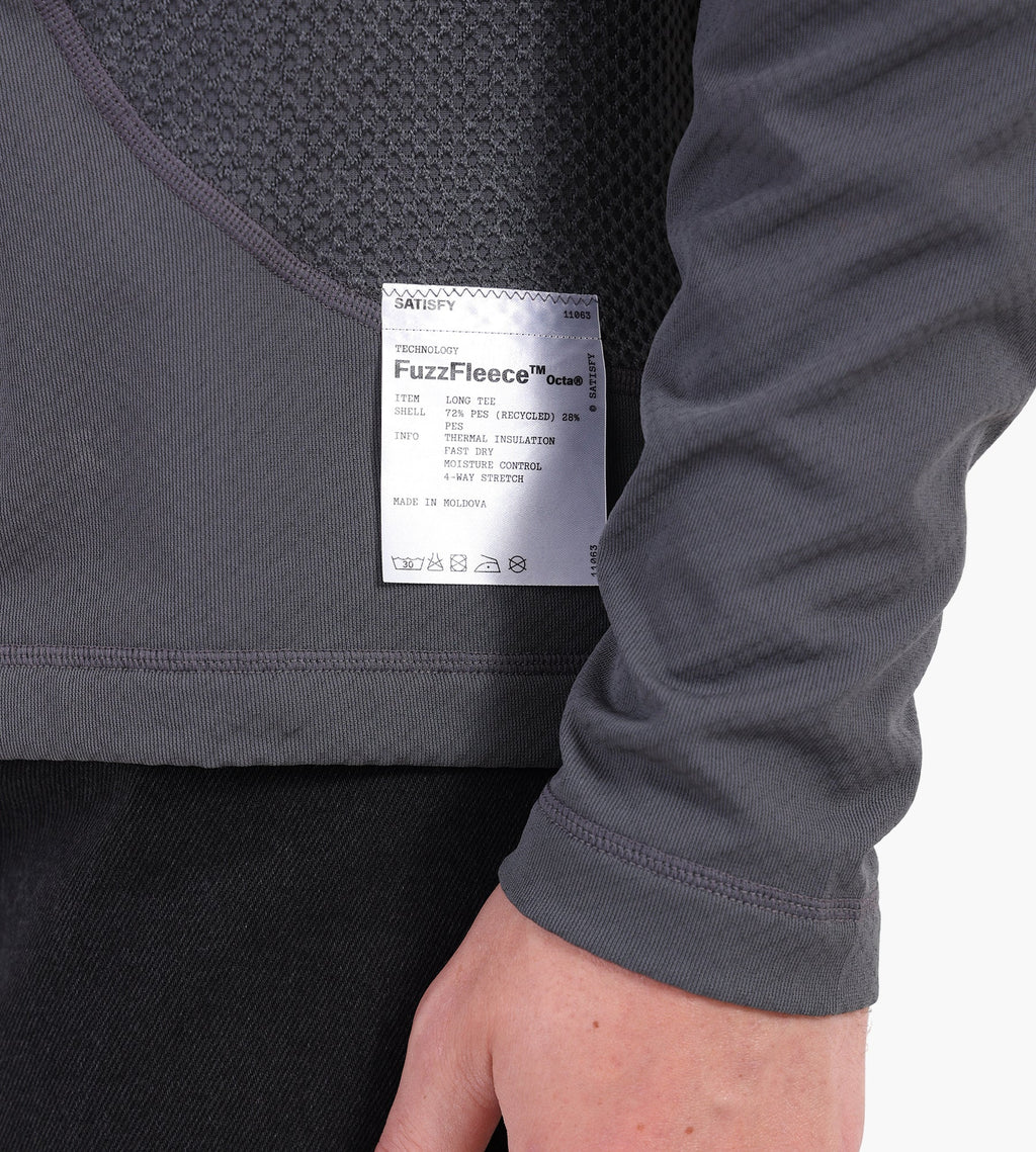 Satisfy FuzzFleece Octa Long Tee Dark Shadow