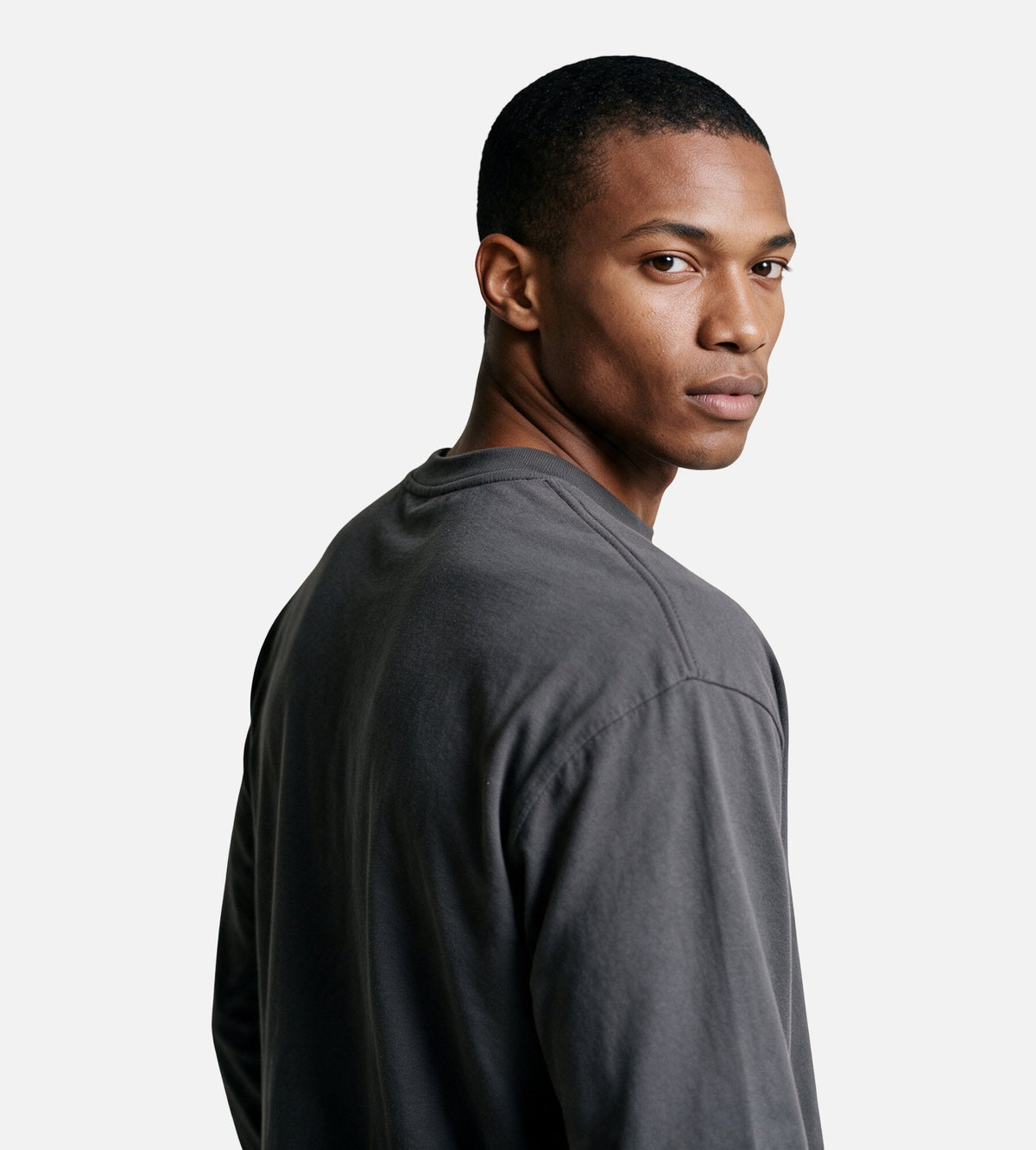 Carhartt WIP American Script Longsleeve Graphite