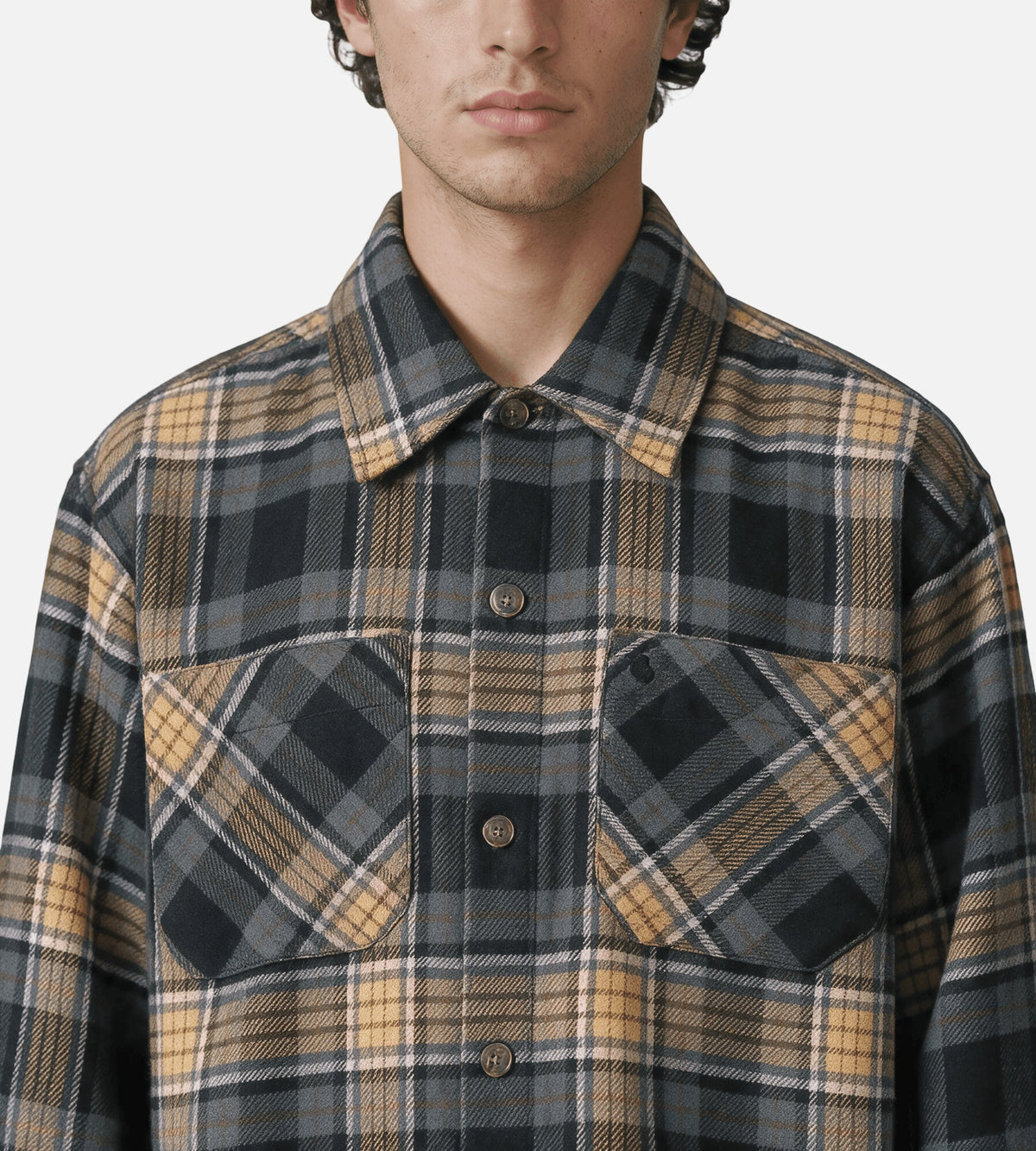 Carhartt WIP Long Sleeve Parson Shirt Parson Check Wip Dusty H