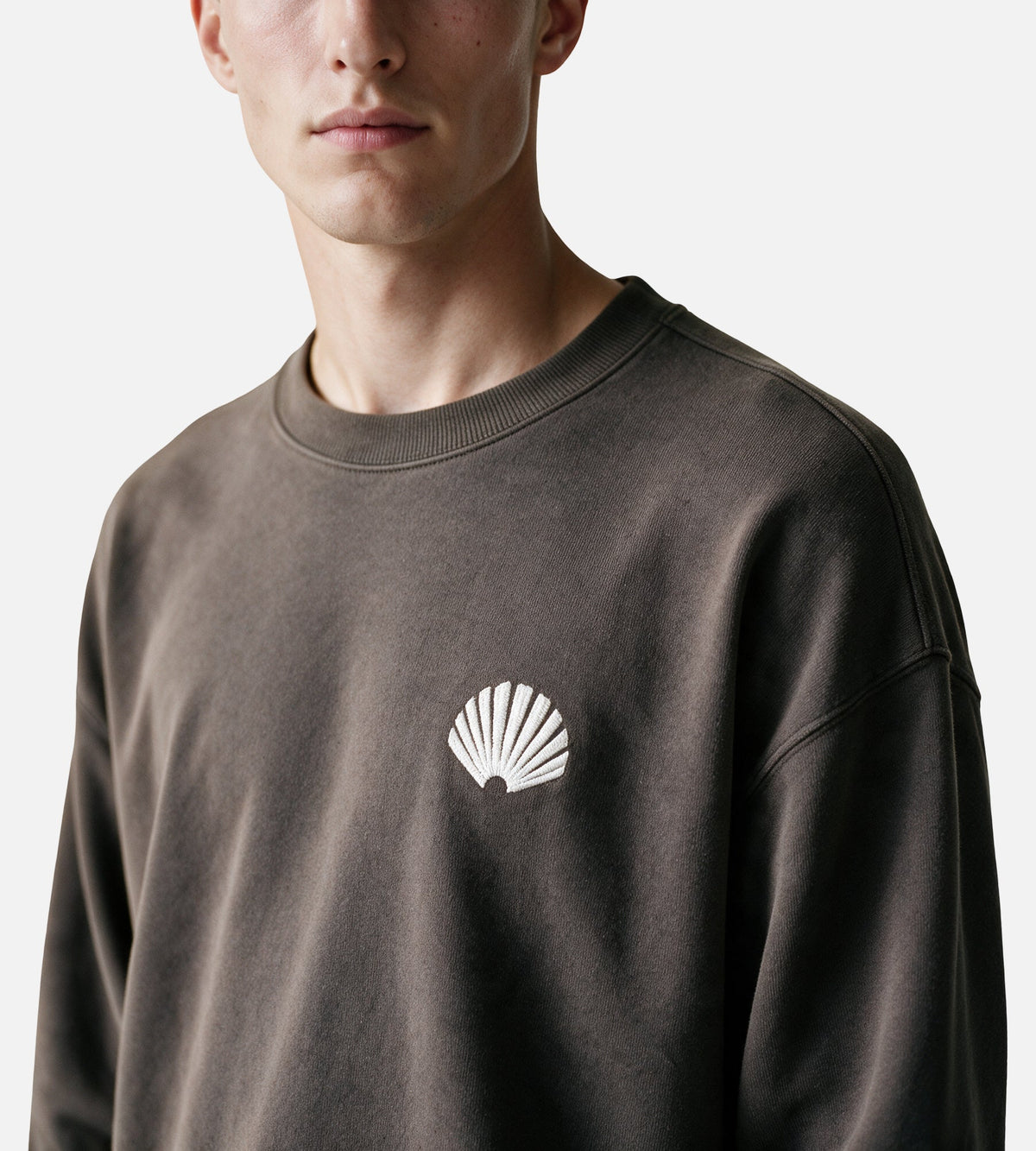 New Amsterdam Surf Association Logo Crewneck Falcon White
