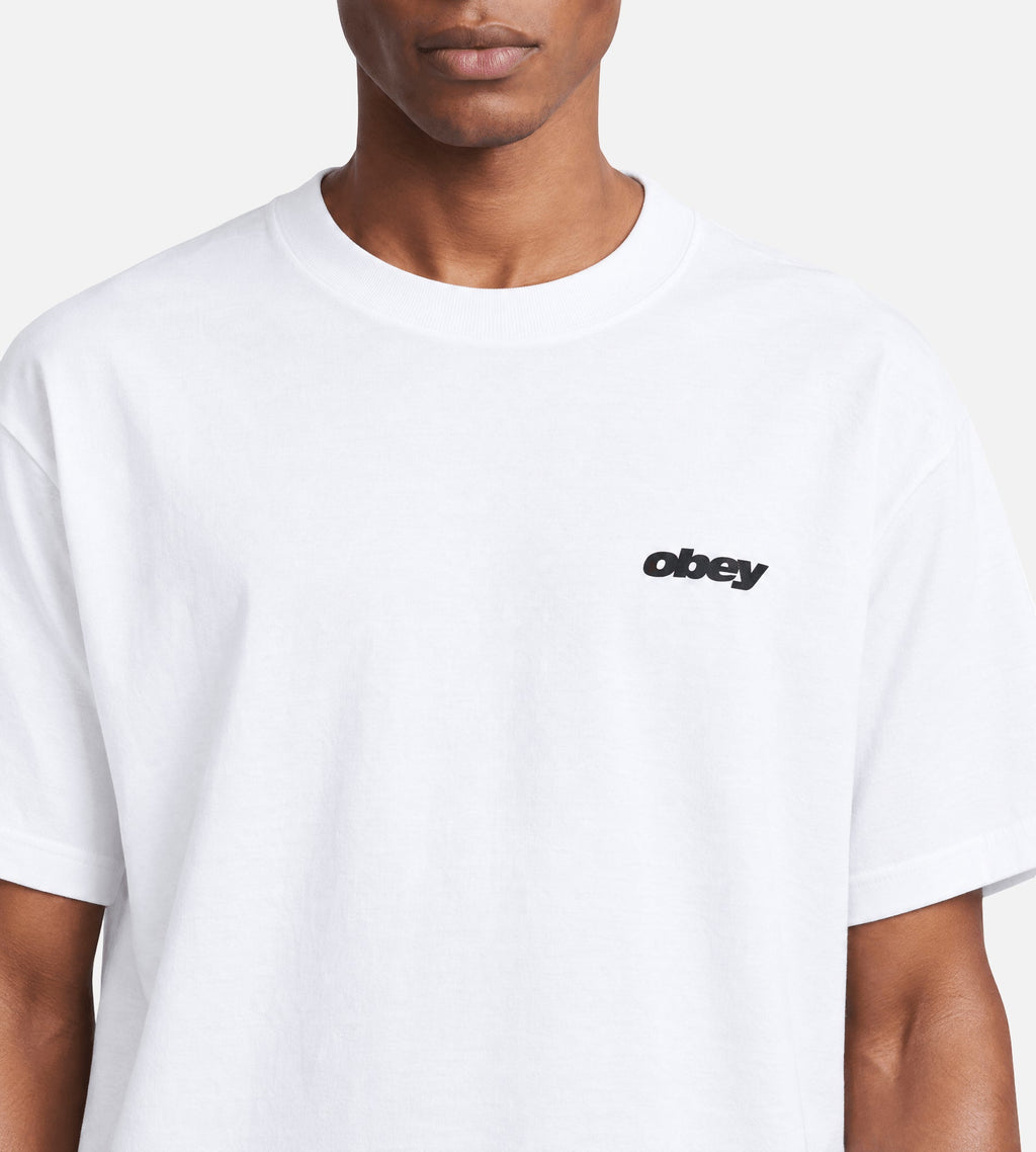 Obey Intercontinental Tee White