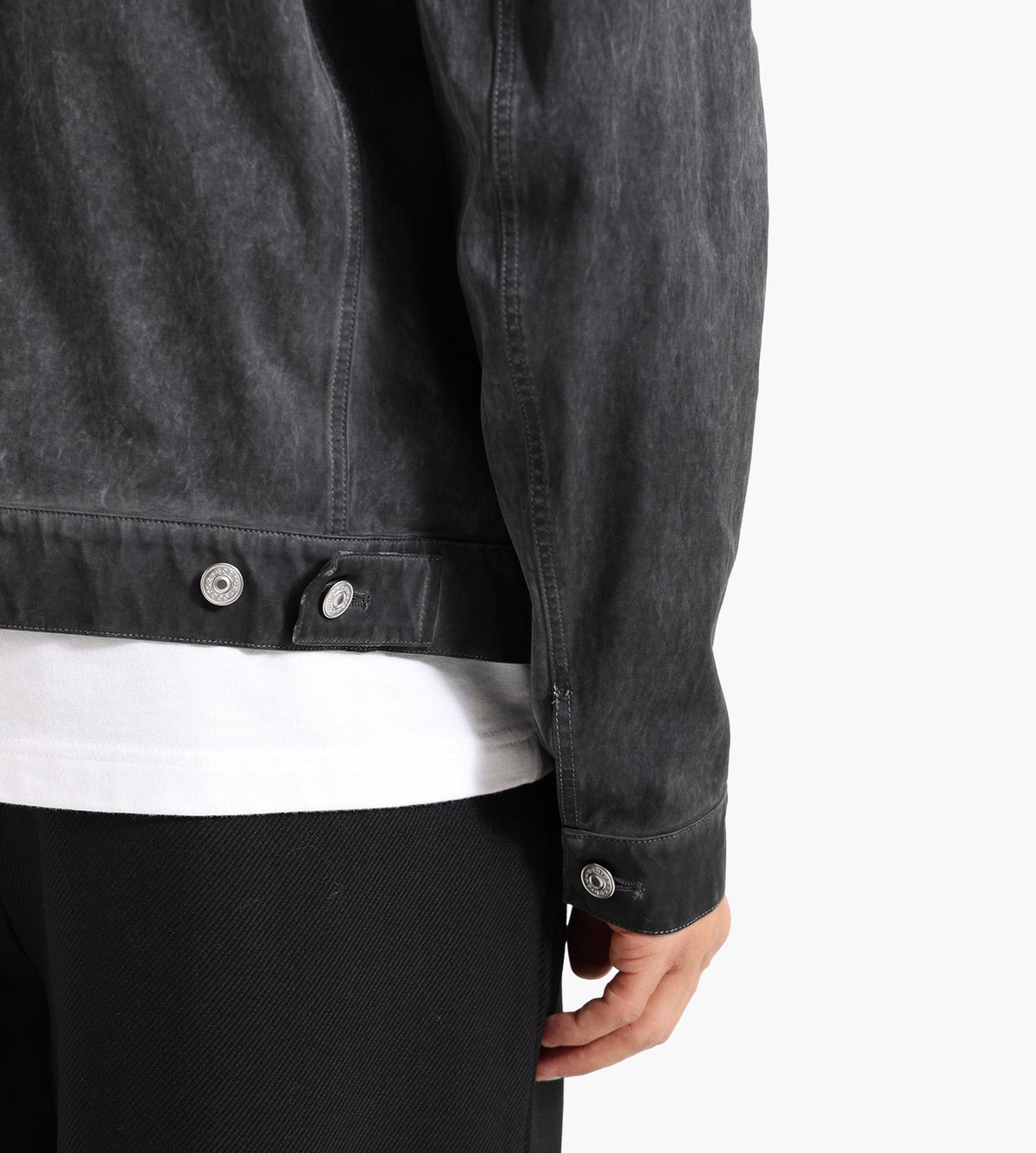 Ten-C Jeans Jacket Grey Smog