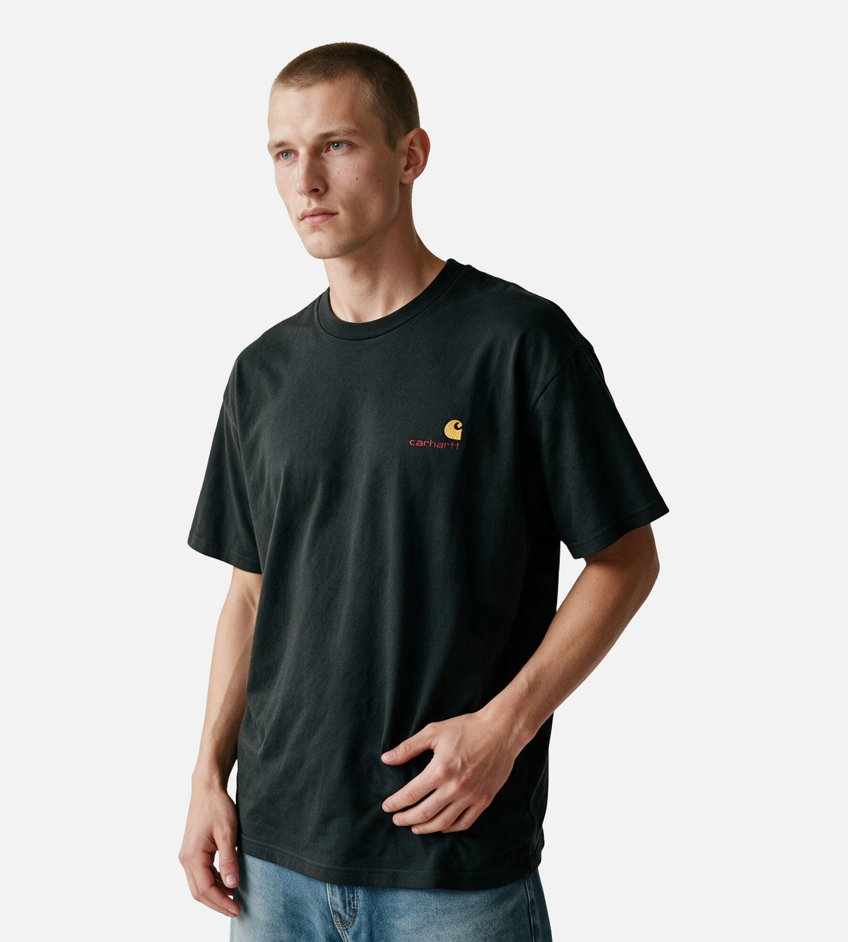 Carhartt WIP American Script T-shirt Raven