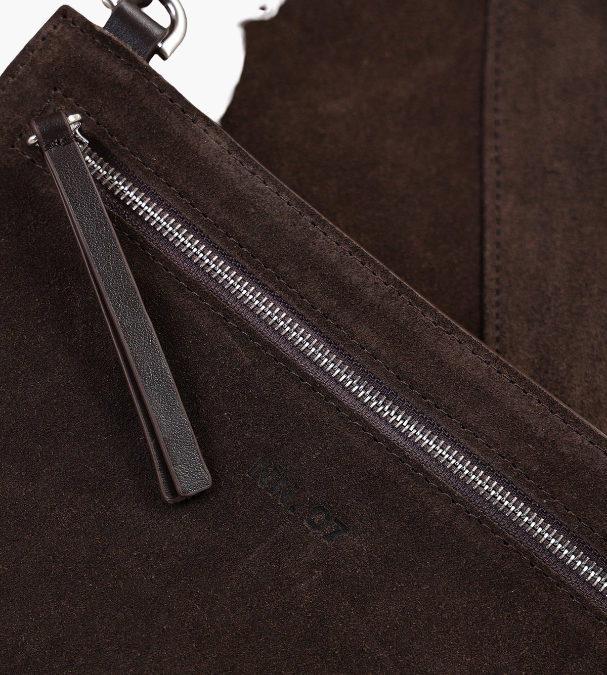 NN.07 Grip Leather Tote 90025 Deep Truffle
