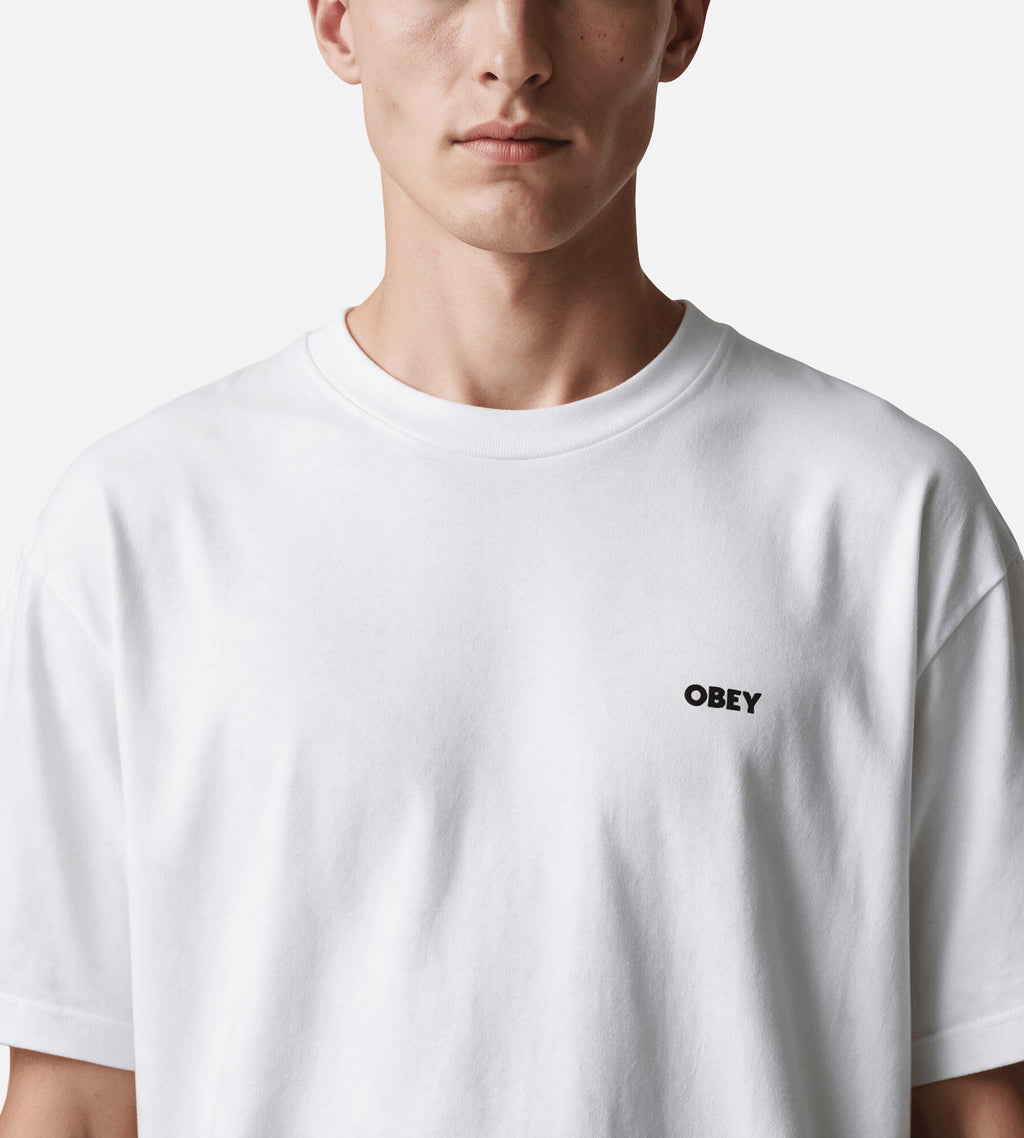 Obey Pastures Tee White
