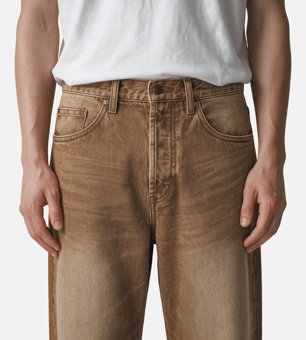 Obey Boxcar Straight Leg Denim Archive Brown