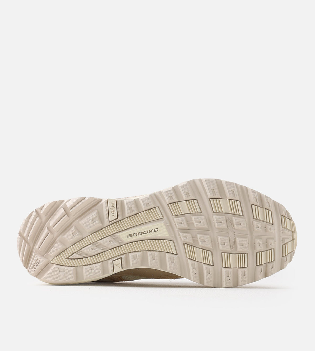 Brooks Cascadia 1 Afterglow Semolina Greige