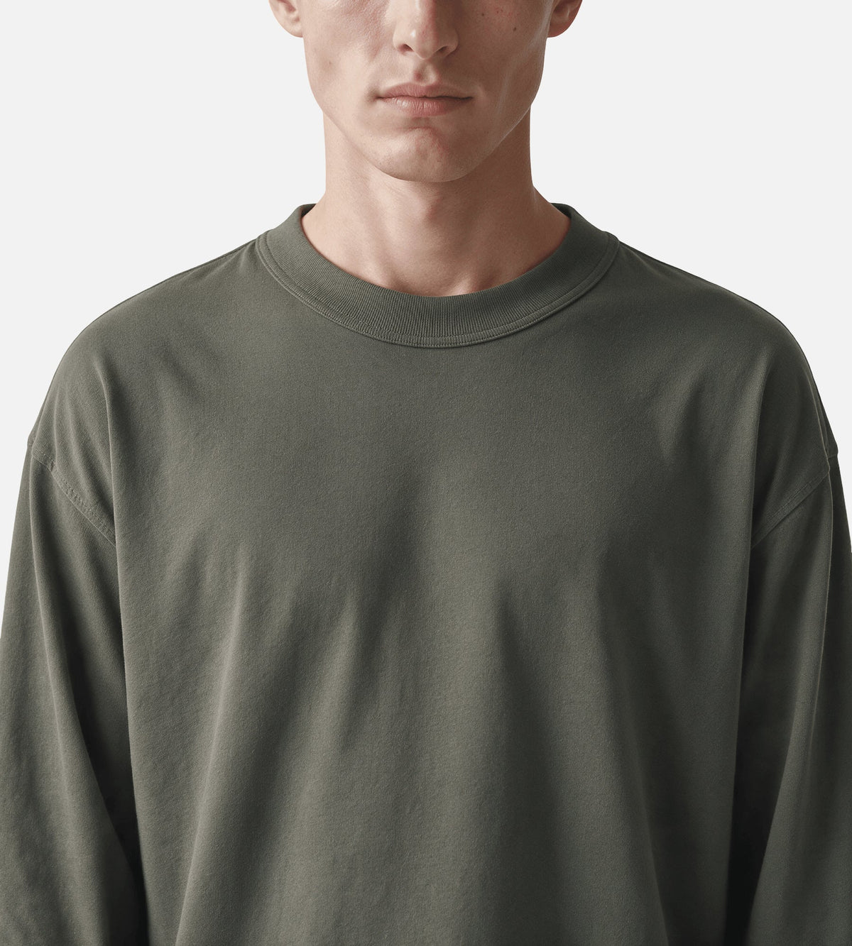 Norse Projects Isefjord Compact Cotton Longsleeve Beluga