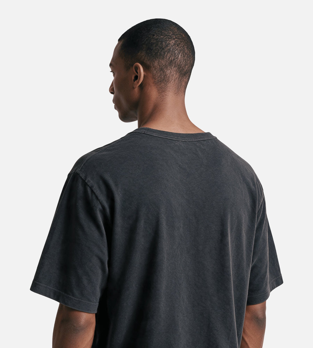 Corridor Washed Terry T-Shirt Black