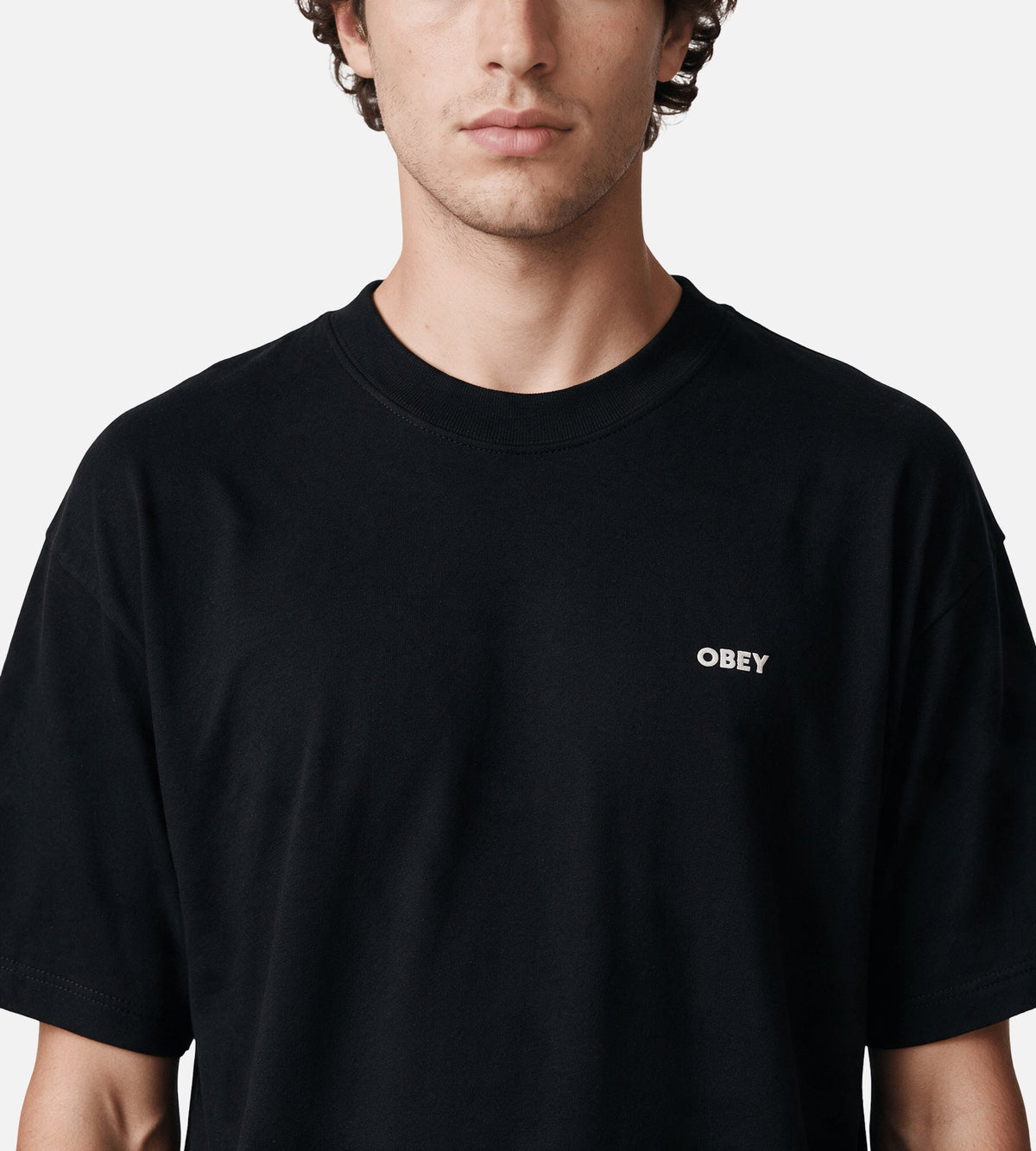 Obey Quarter Eye Icon Tee Black