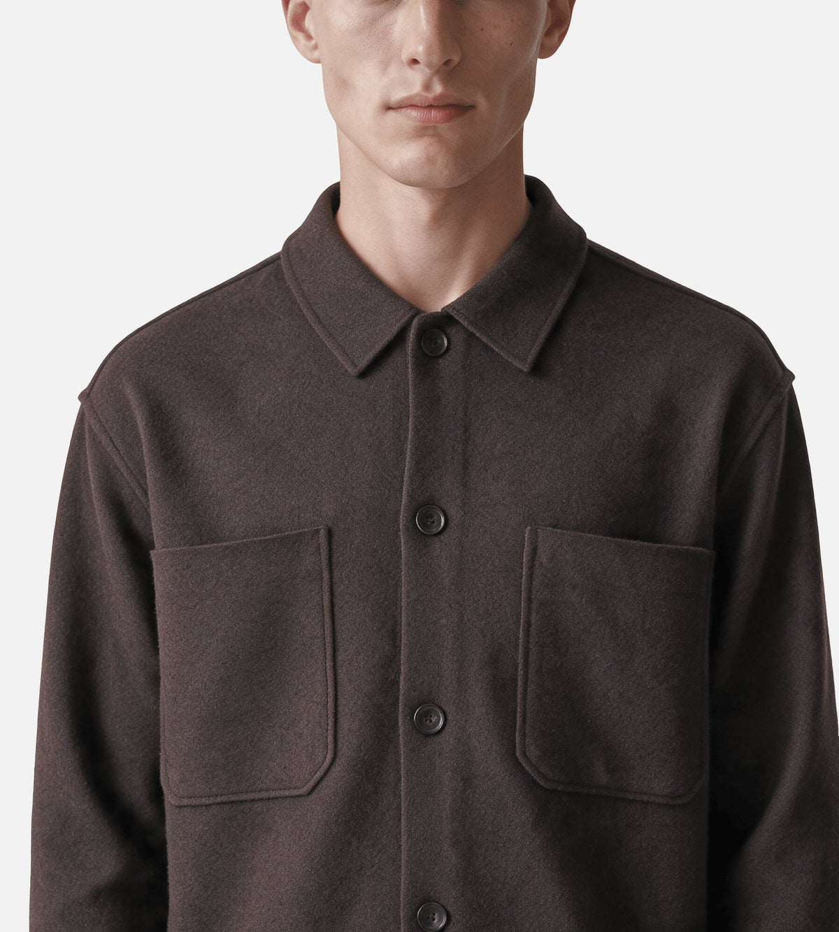NN.07 Jonas 6398 Overshirt Deep Truffle