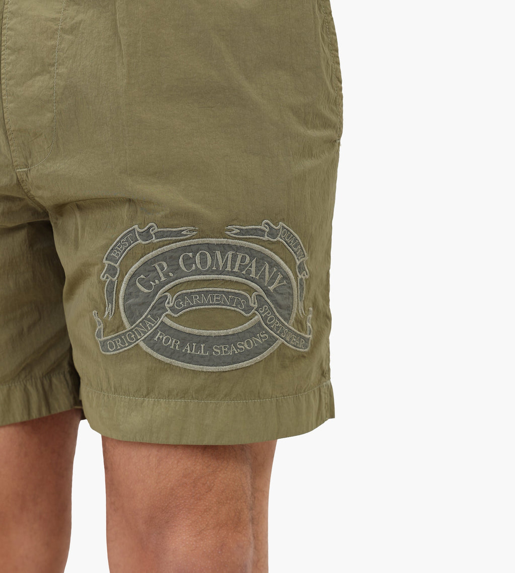 C.P. Company Beachwear Boxer In Eco-Chrome R Moss Gray