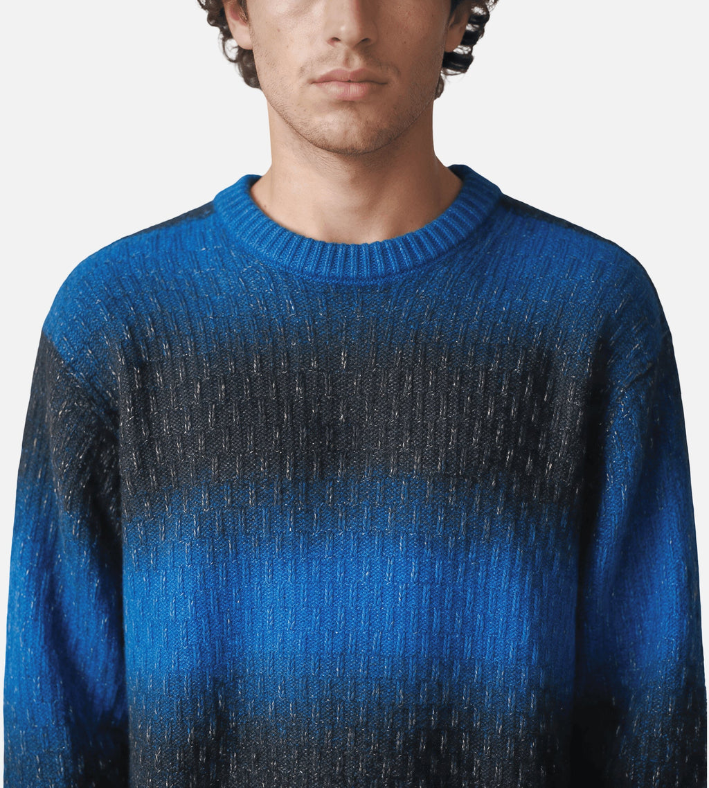 Obey Haze Gradient Sweater Blue Multi
