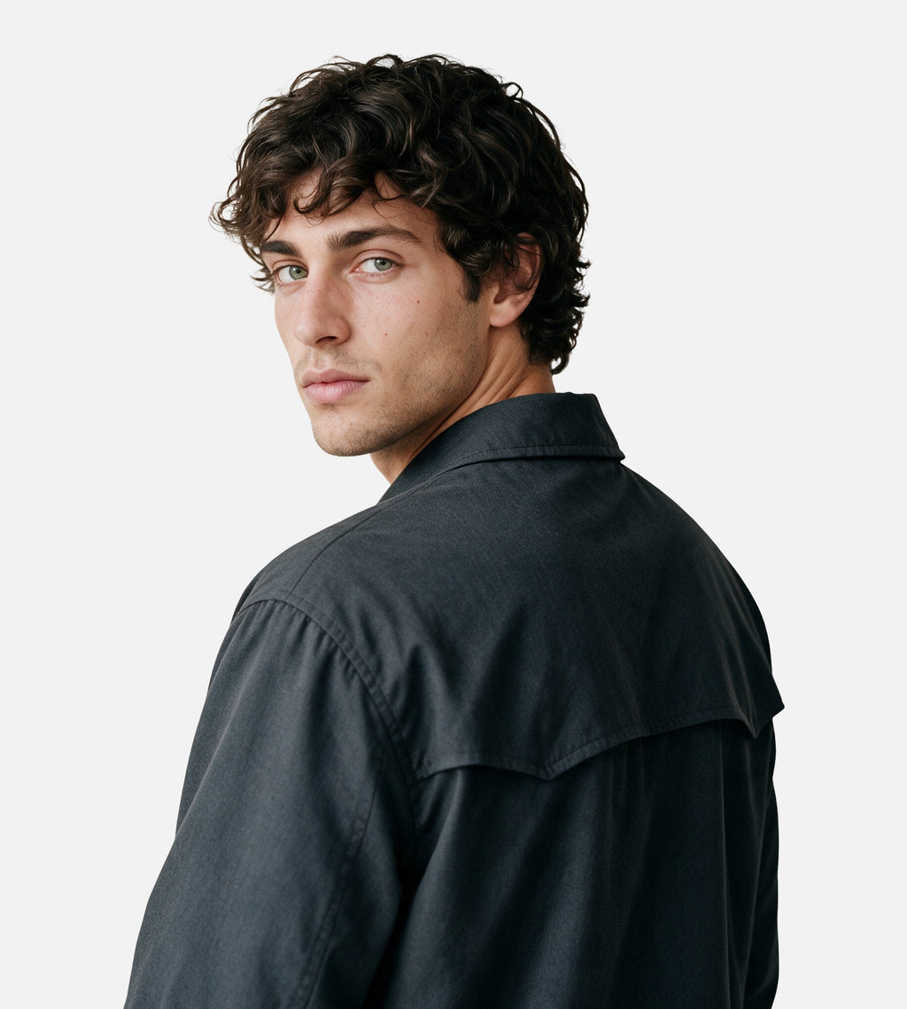OLAF Western Coach Jacket Charcoal