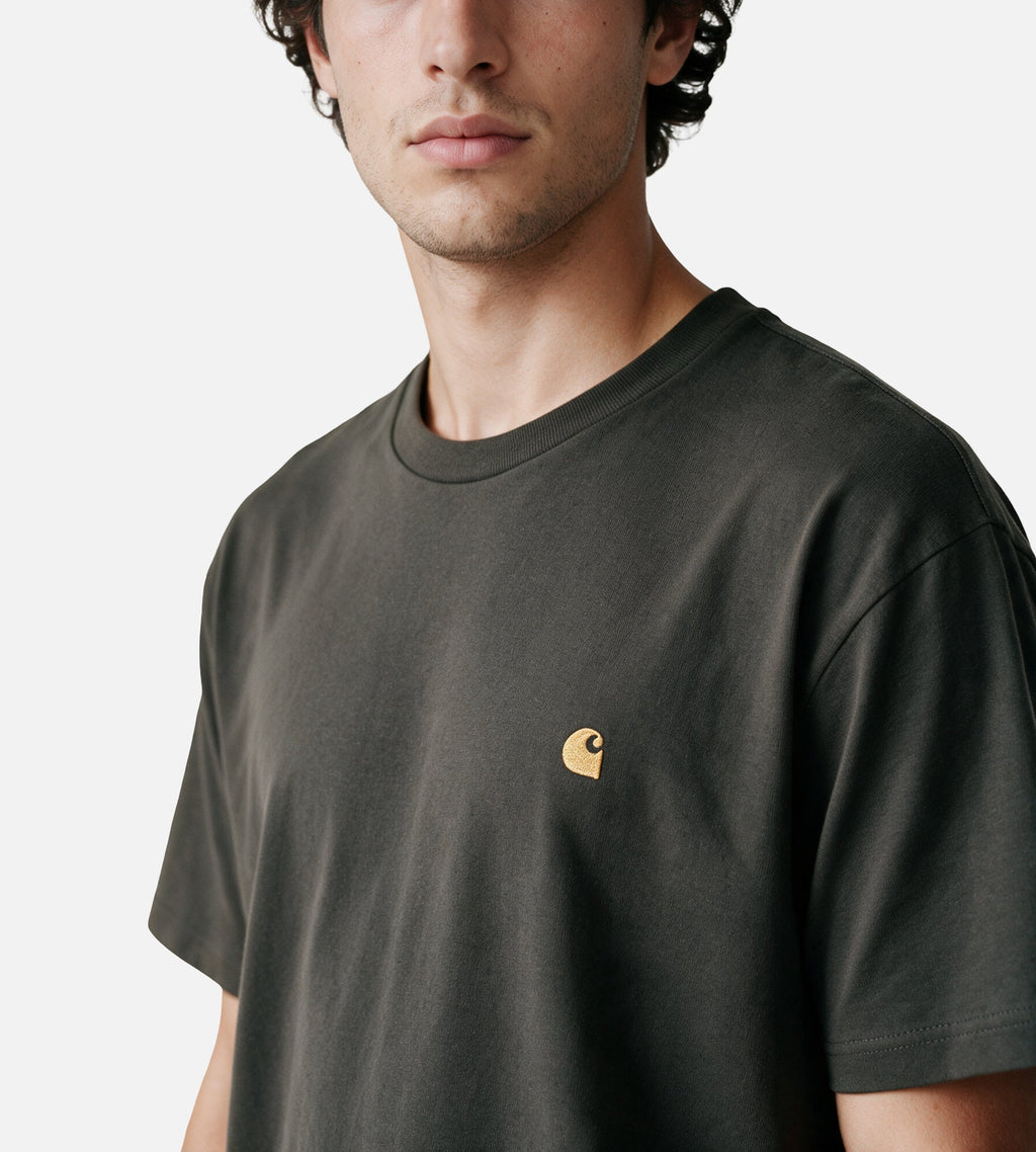 Carhartt WIP Chase T-shirt Shungite Gold