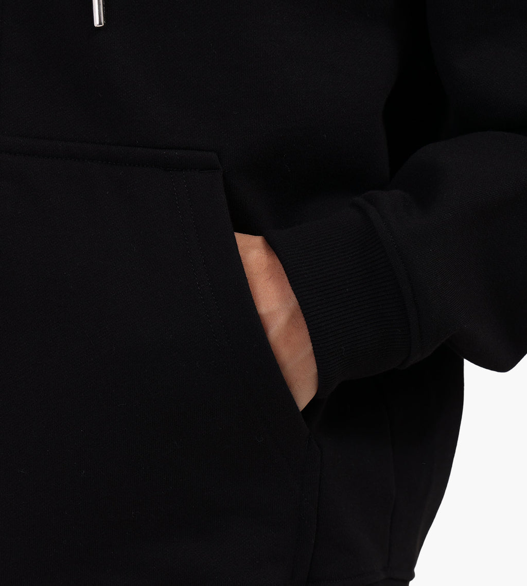 Filling Pieces Zip Hoodie Zucchini Black