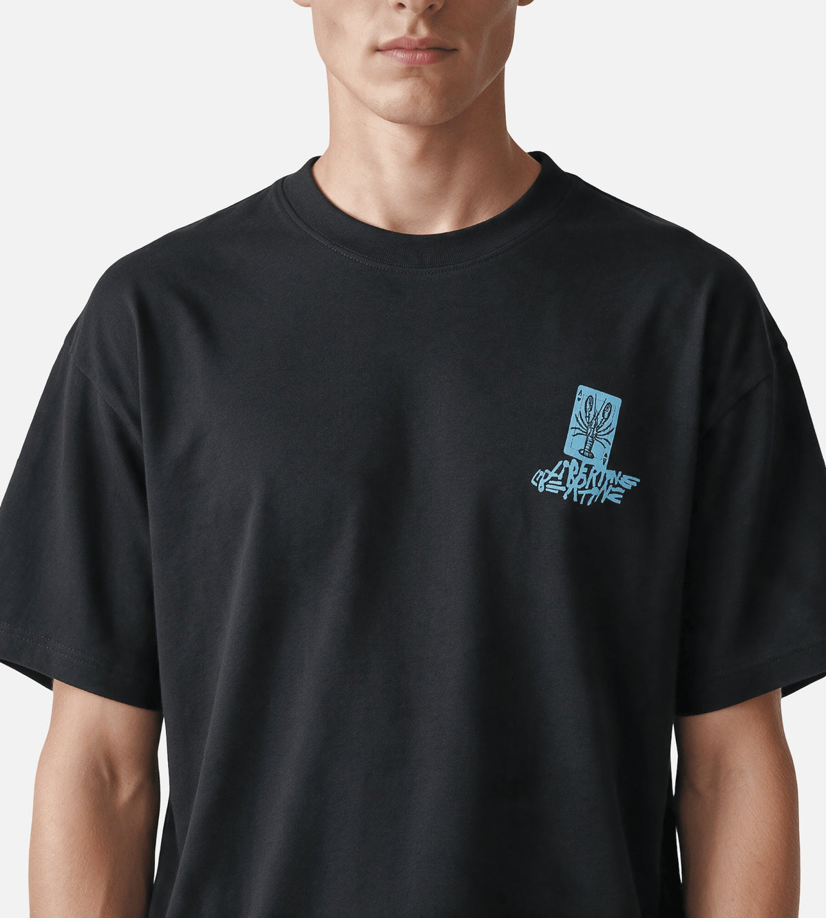Libertine-Libertine Broke Poker Deck 3515 Tee Charcoal