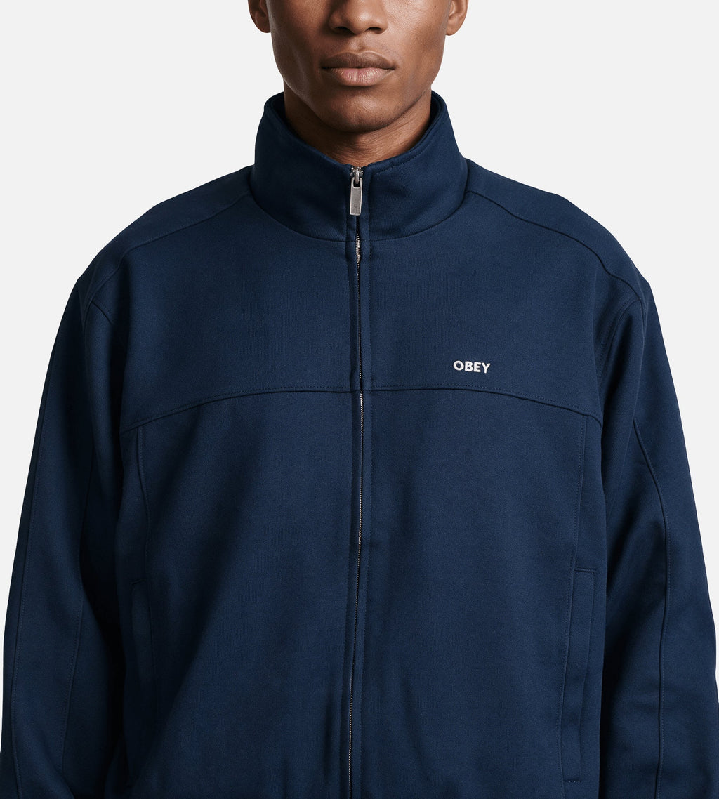 Obey Tailored Track Jacket Navy