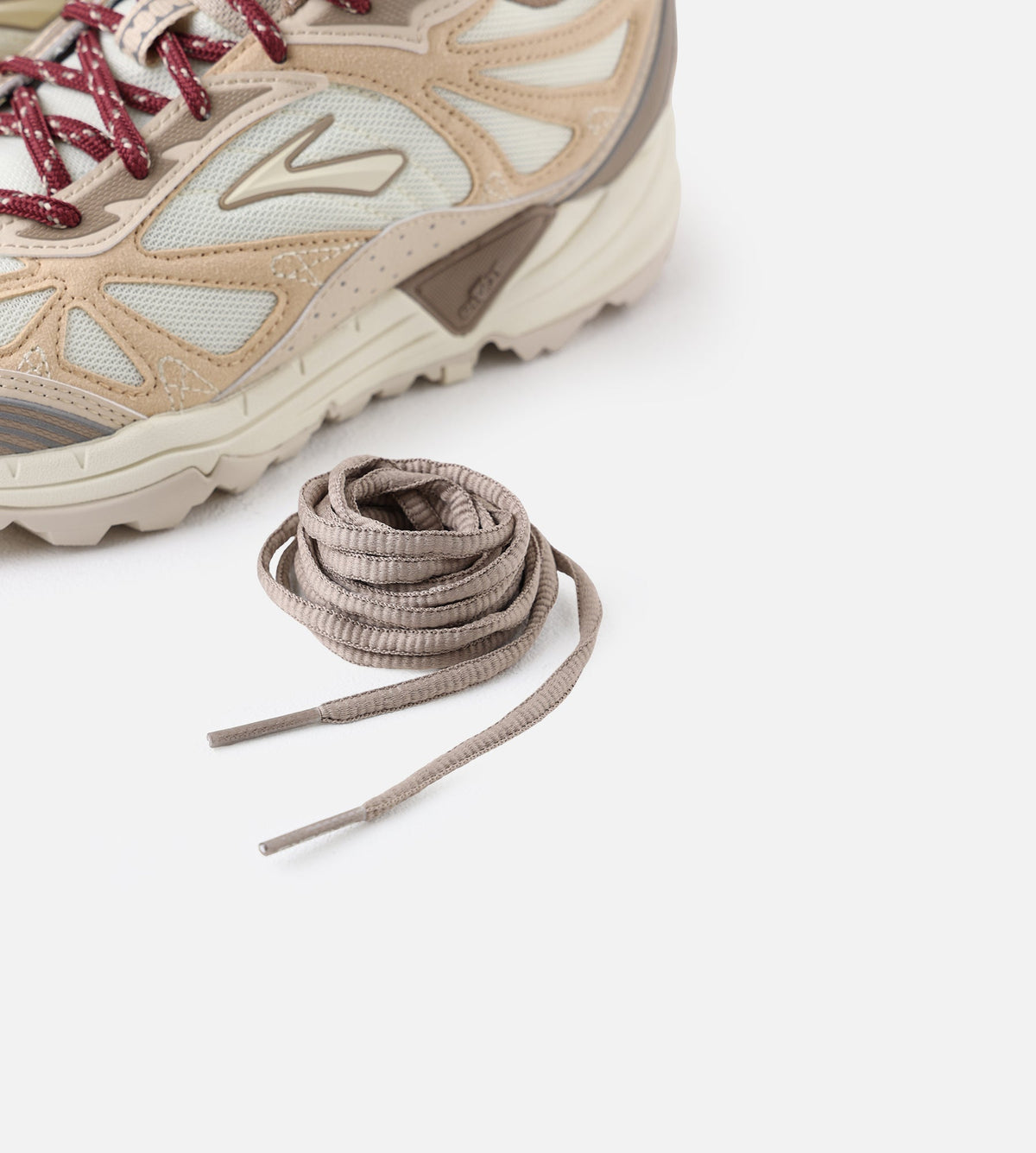 Brooks Cascadia 1 Afterglow Semolina Greige