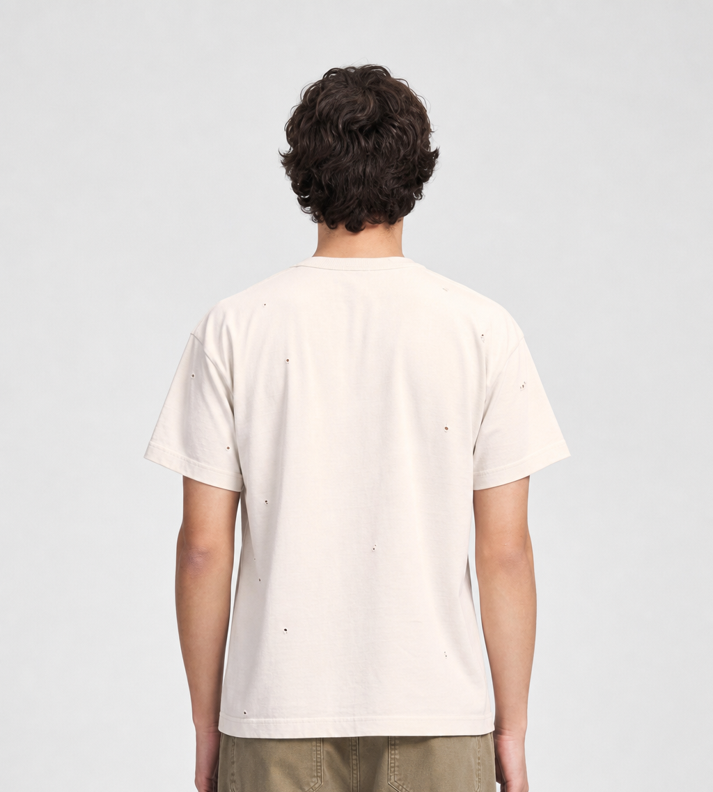Bram's Fruit Distressed Quote T-shirt White