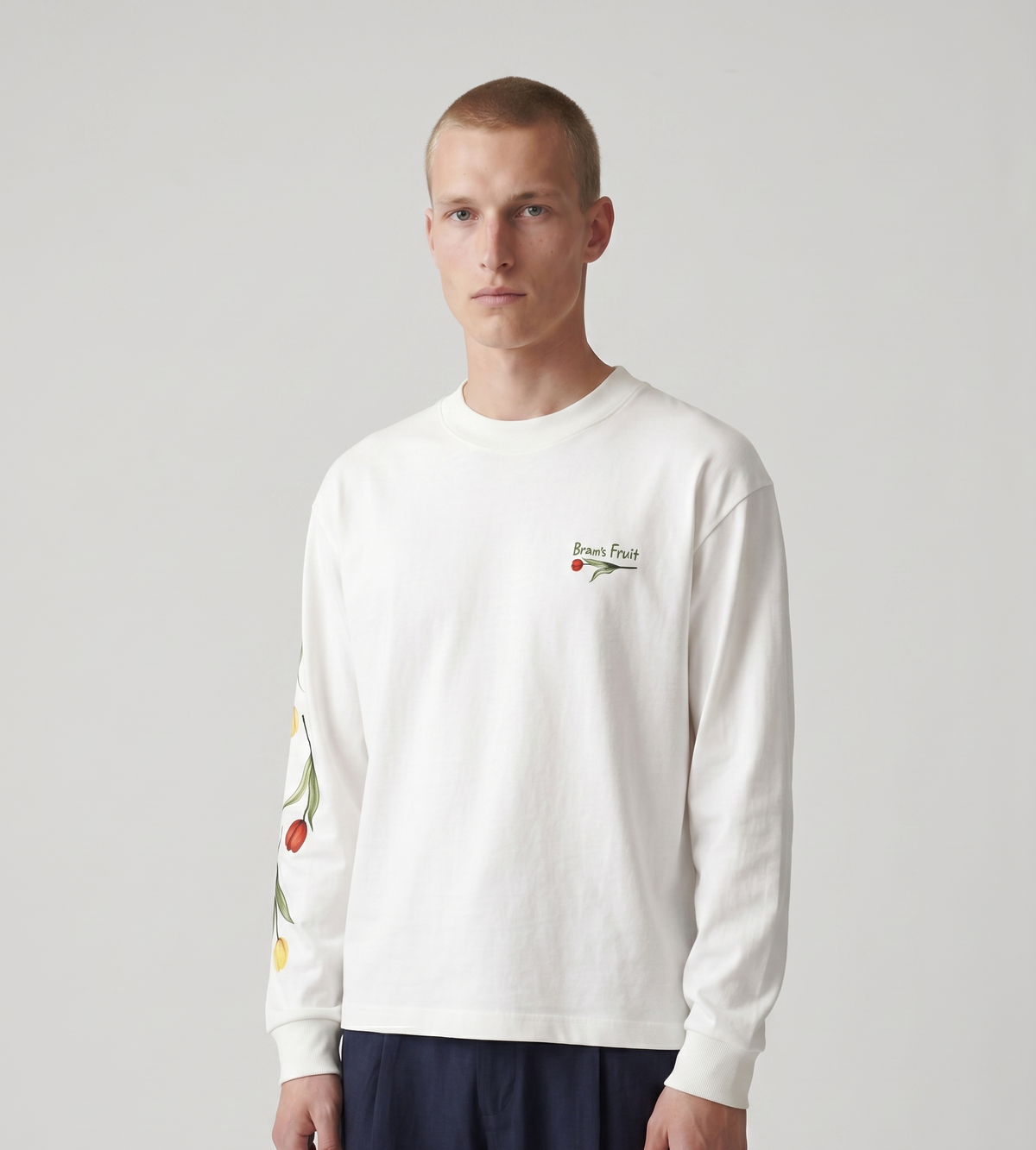 Bram's Fruit Flora 2.0 Longsleeve White