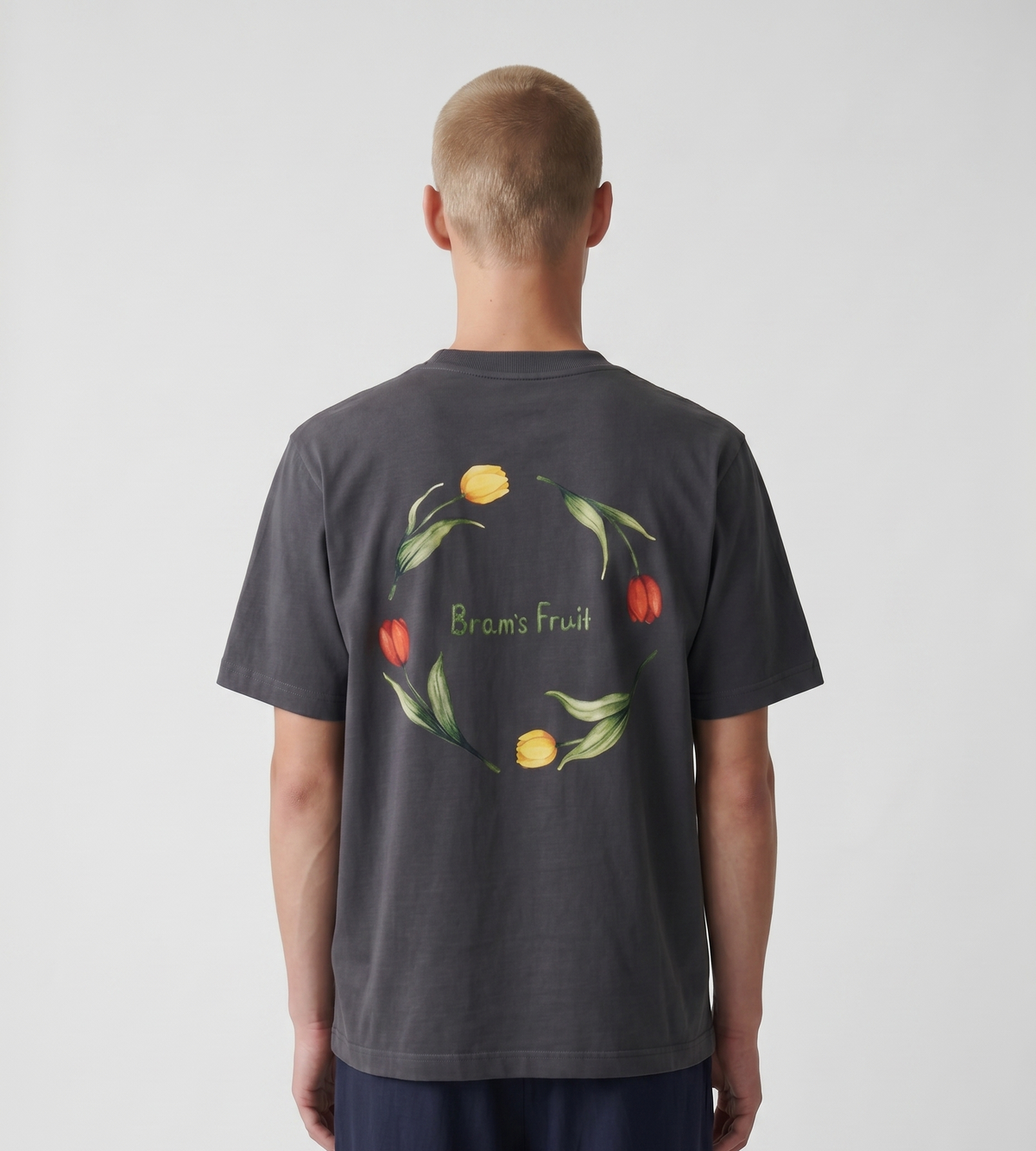 Bram's Fruit Flora 2.0 T-shirt Shadow Black