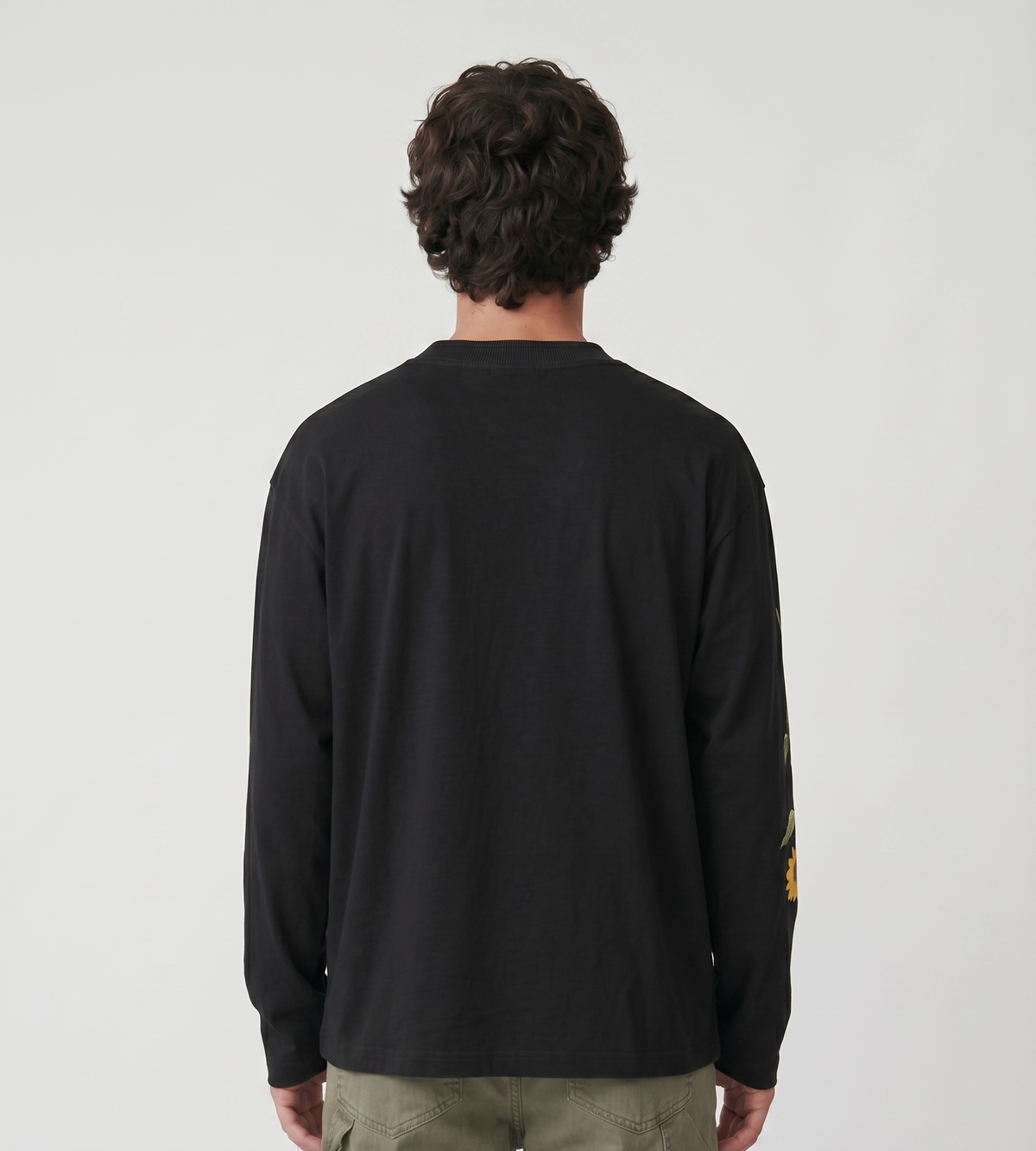 Bram's Fruit Sunflower Longsleeve Shadow Black