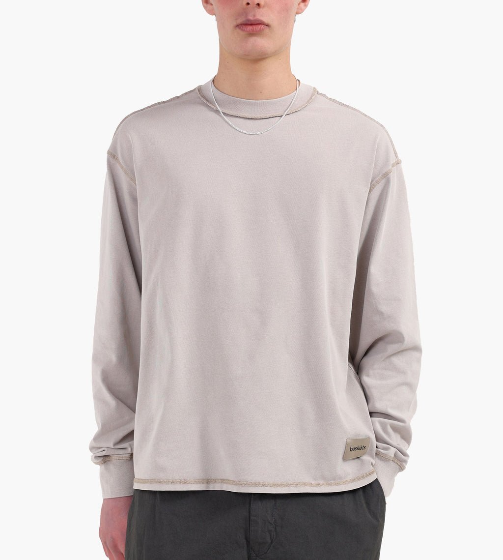 Baskèts Reversed Garment Dye Longsleeve Sand