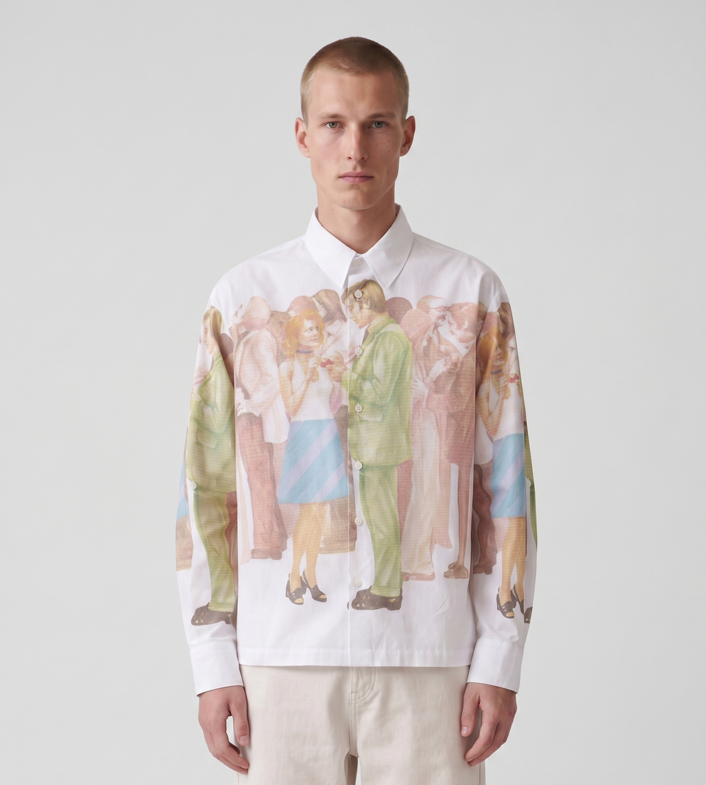 Carne Bollente How I Met Your Father: Colorized Long Sleeve Shirt Allover