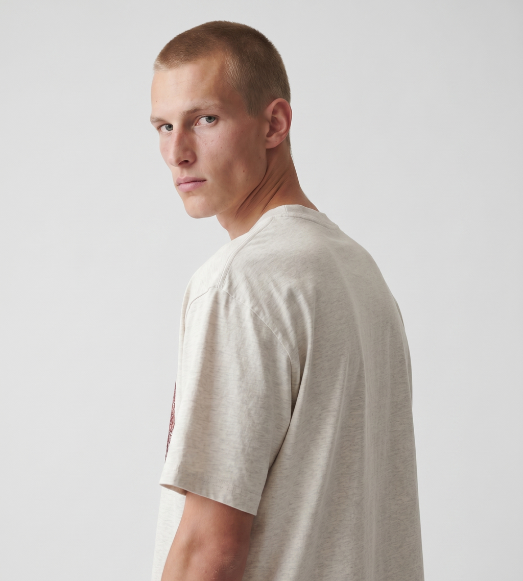 Carne Bollente My Body Count Tee Melange Grey