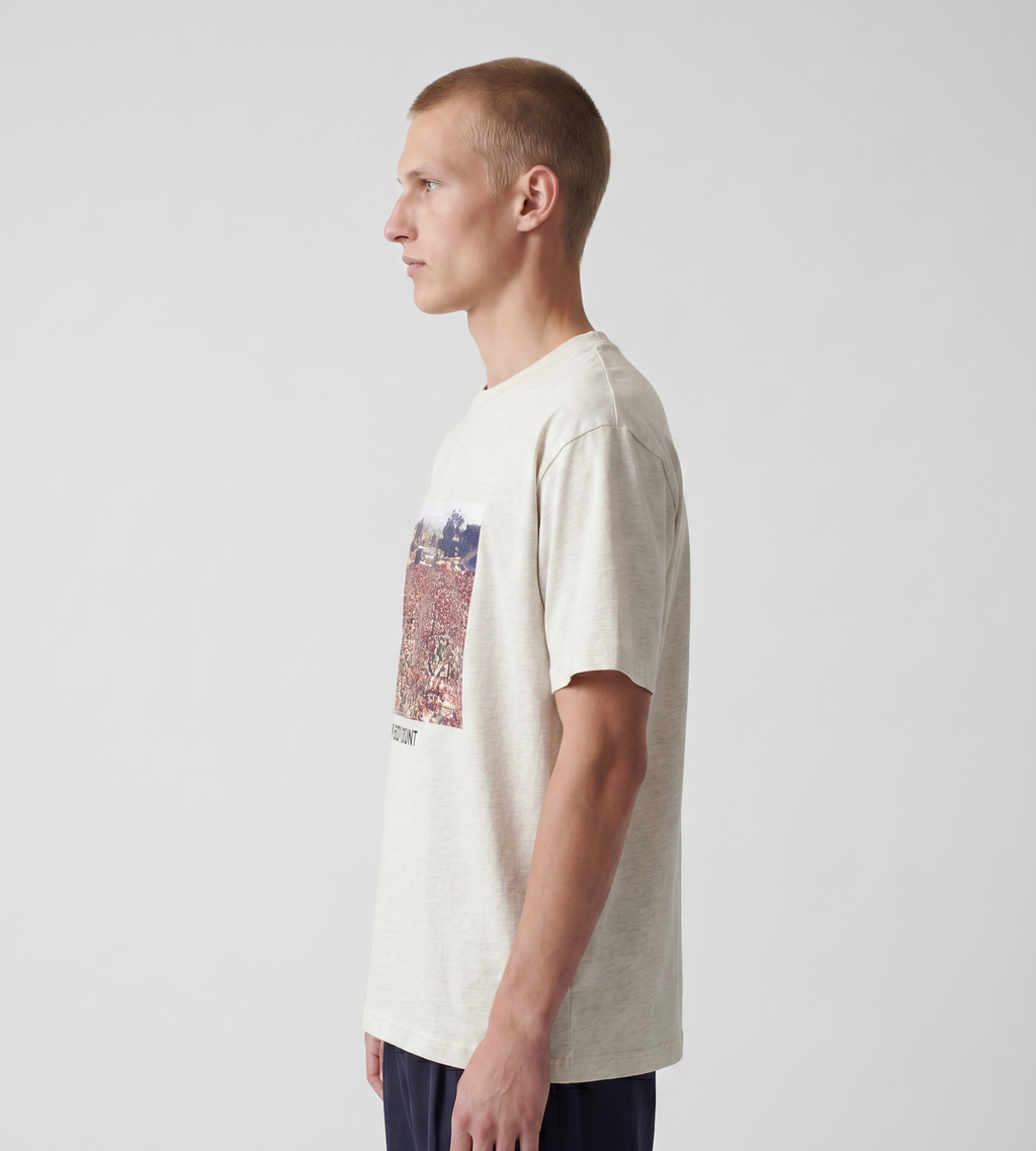 Carne Bollente My Body Count Tee Melange Grey