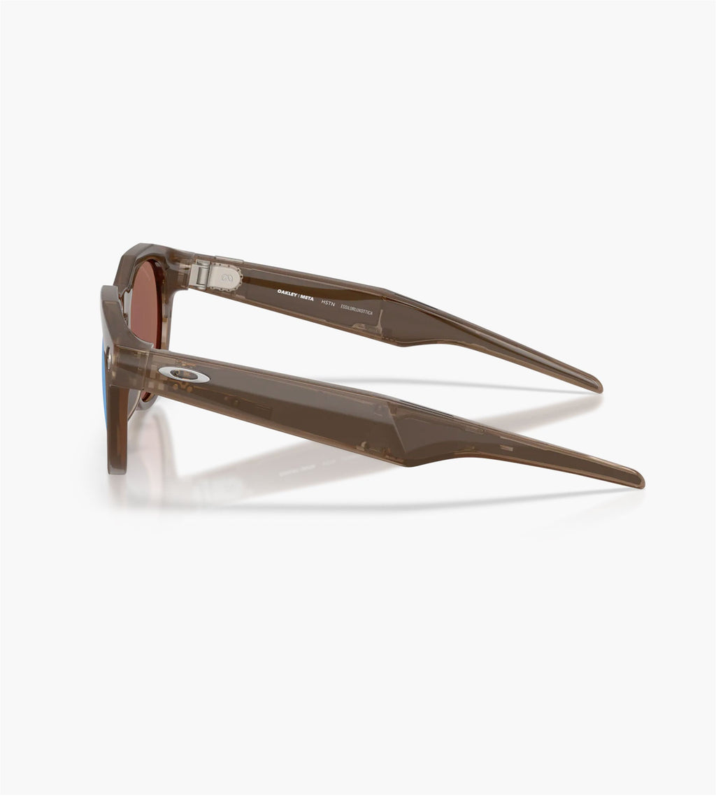 Oakley x Meta HTSN 0OW8002-800206 Prizm Deep Water Polarized Lenses Brown Smoke Frame