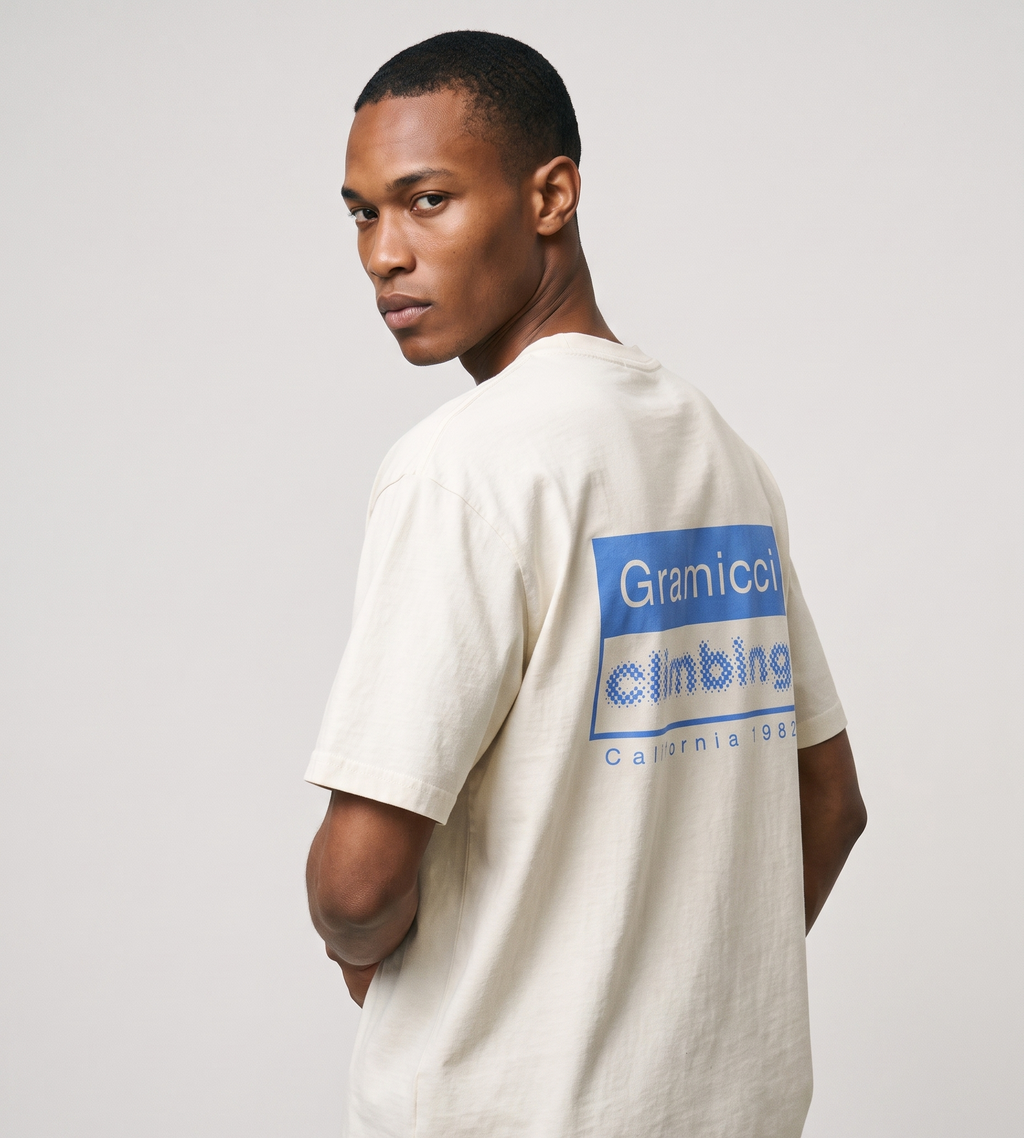 Gramicci Climbing Tee Pigment Dyed Natural Pigment